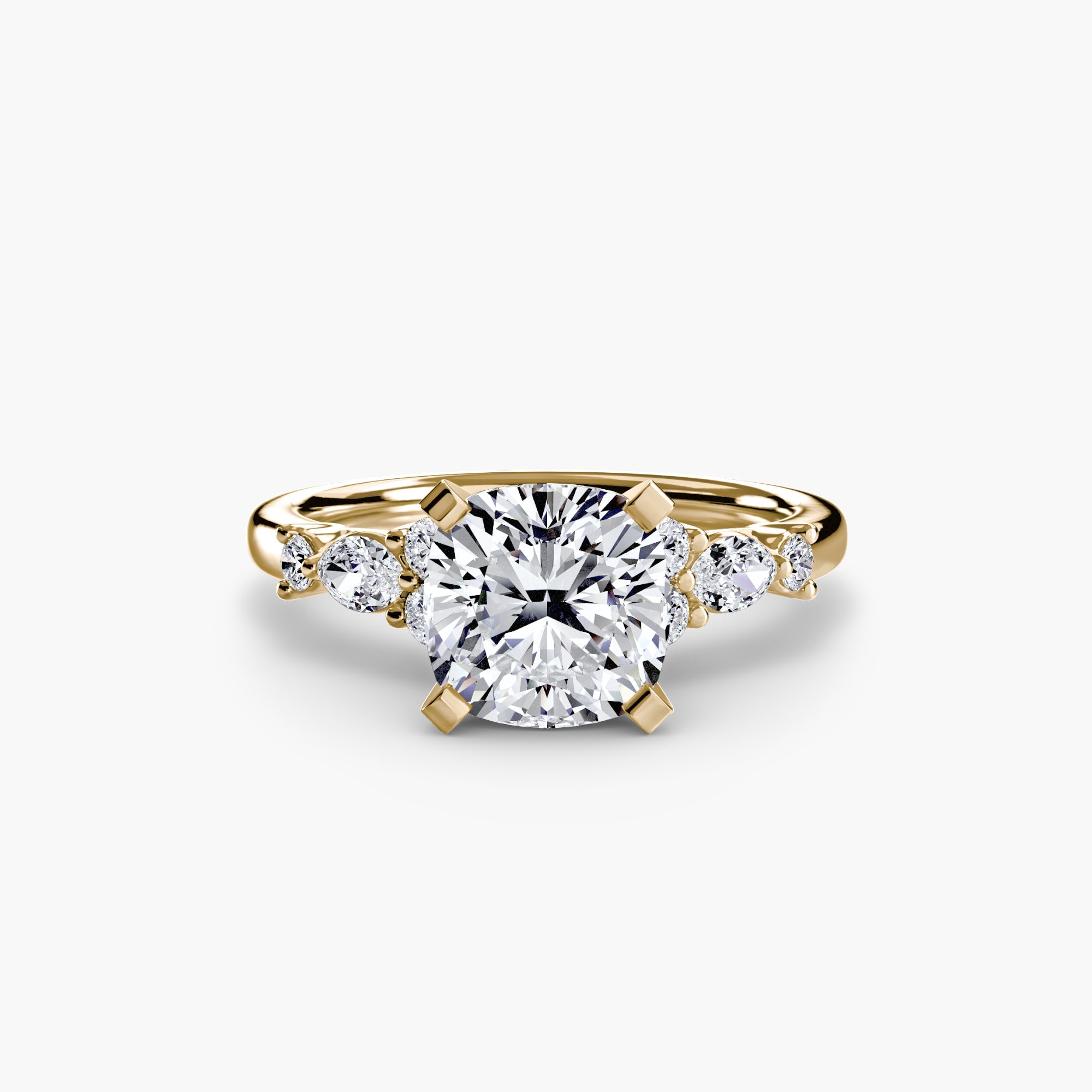 The Floral Accent Solitaire ALZA