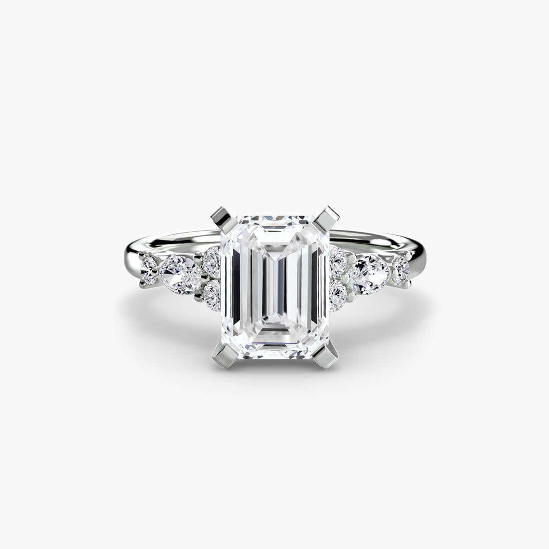The Floral Accent Solitaire ALZA