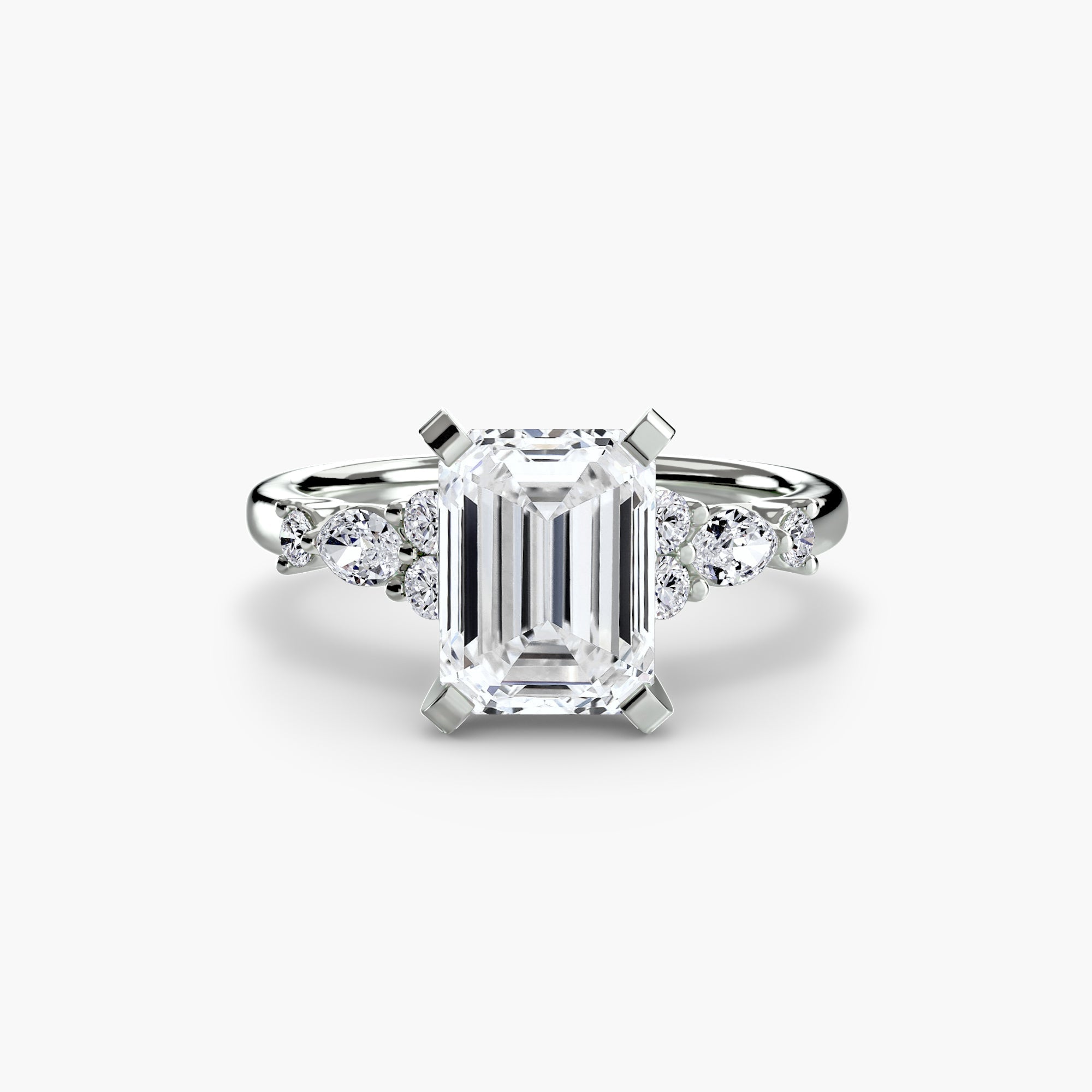 The Floral Accent Solitaire ALZA