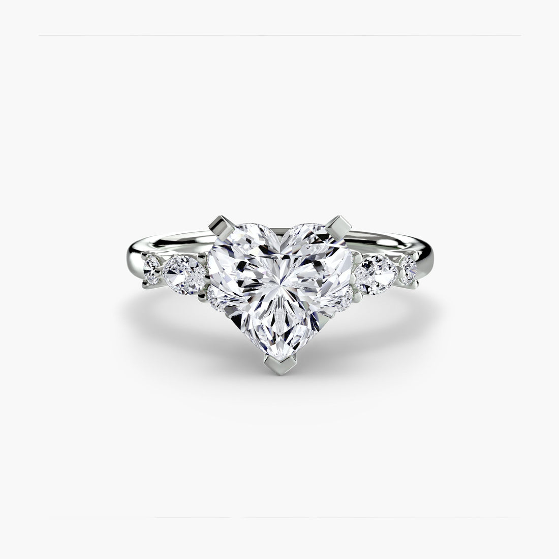 The Floral Accent Solitaire ALZA