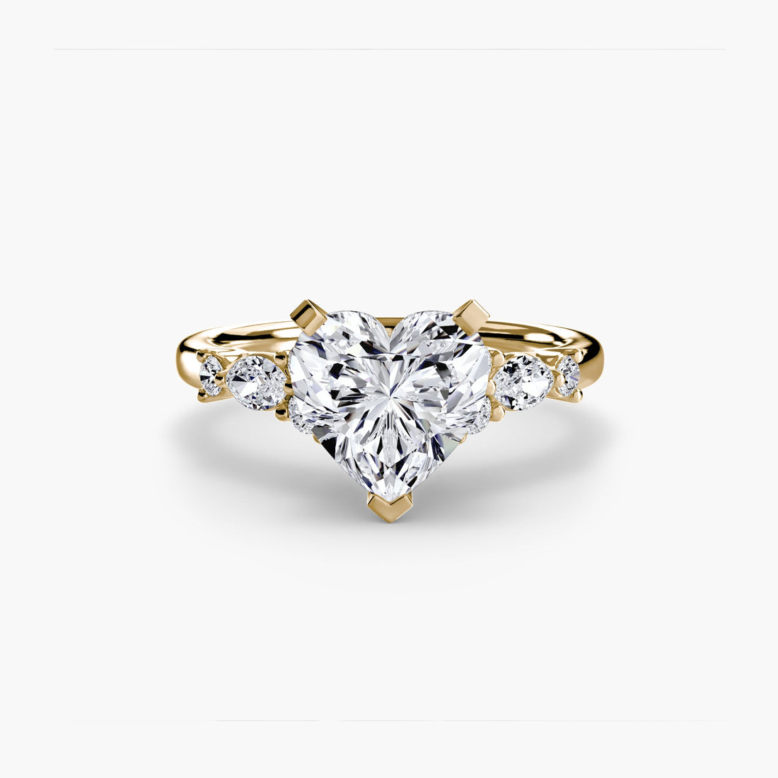 The Floral Accent Solitaire ALZA