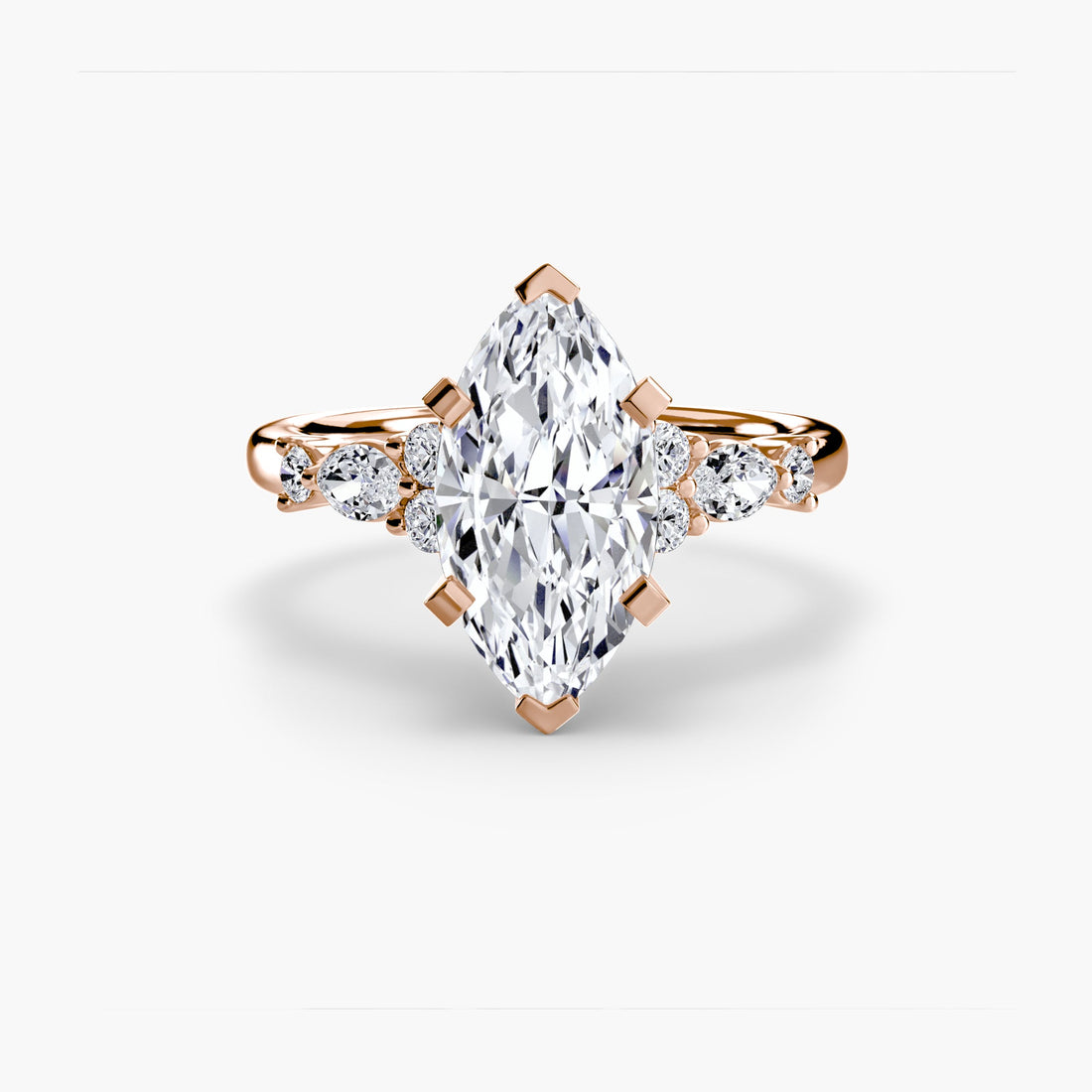 The Floral Accent Solitaire ALZA