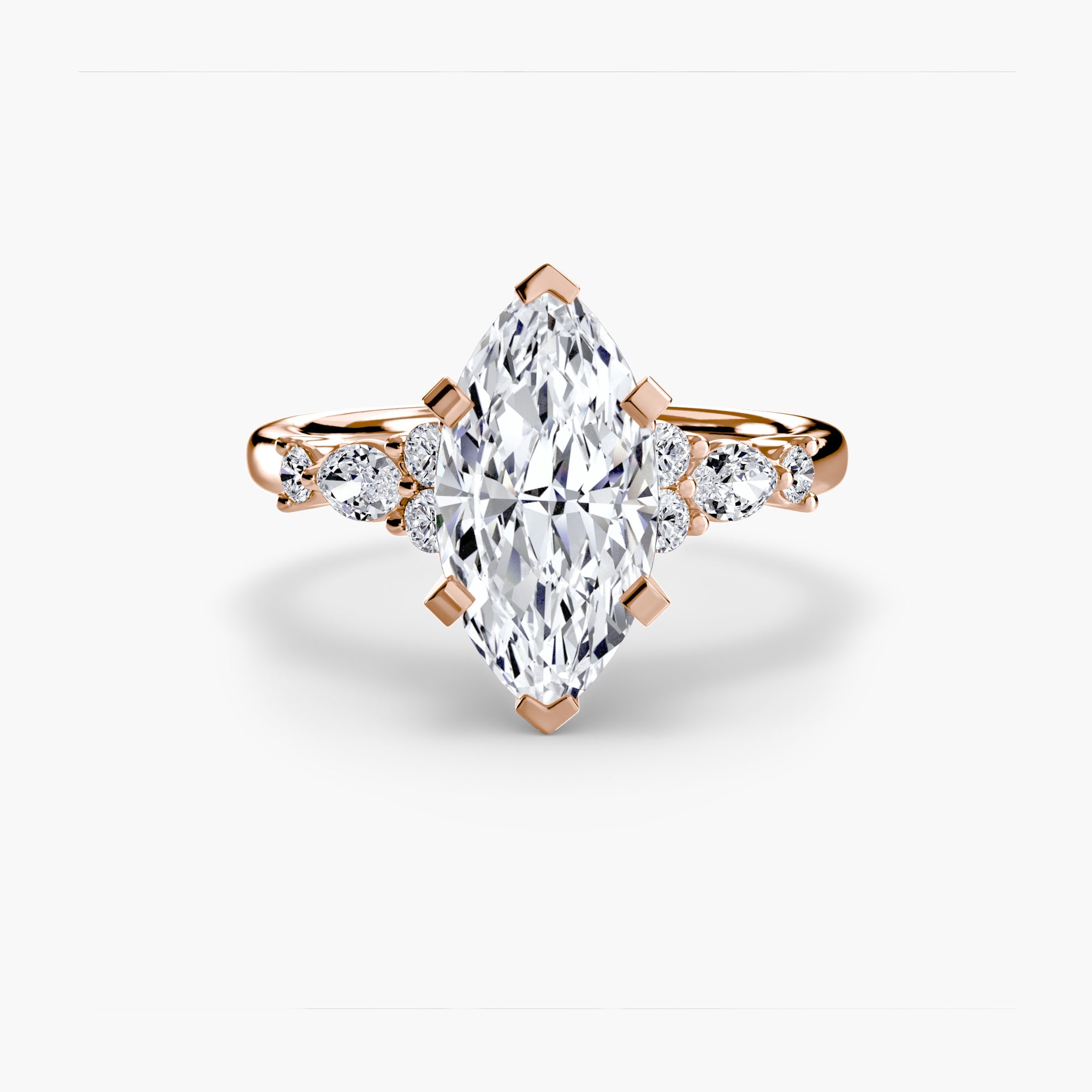 The Floral Accent Solitaire ALZA