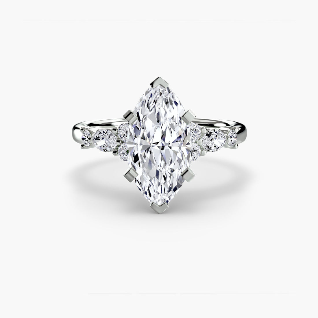 The Floral Accent Solitaire ALZA