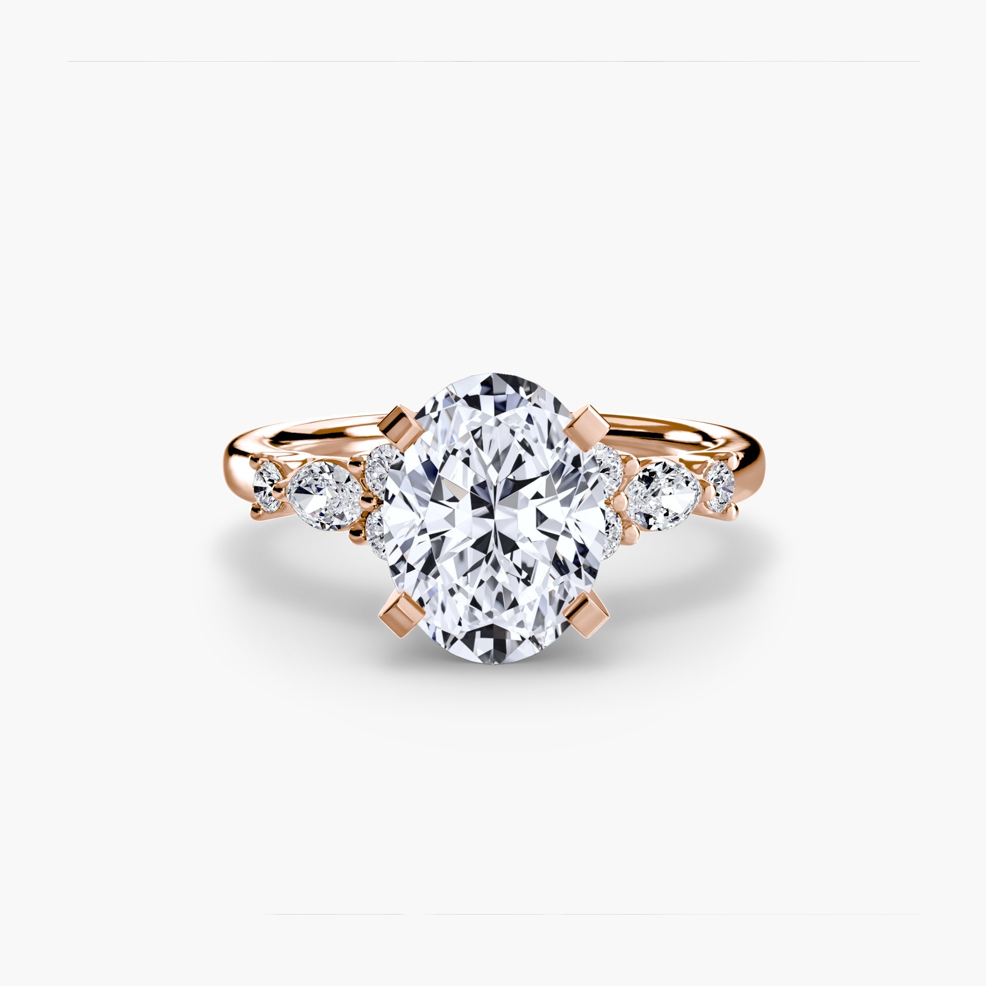 The Floral Accent Solitaire ALZA