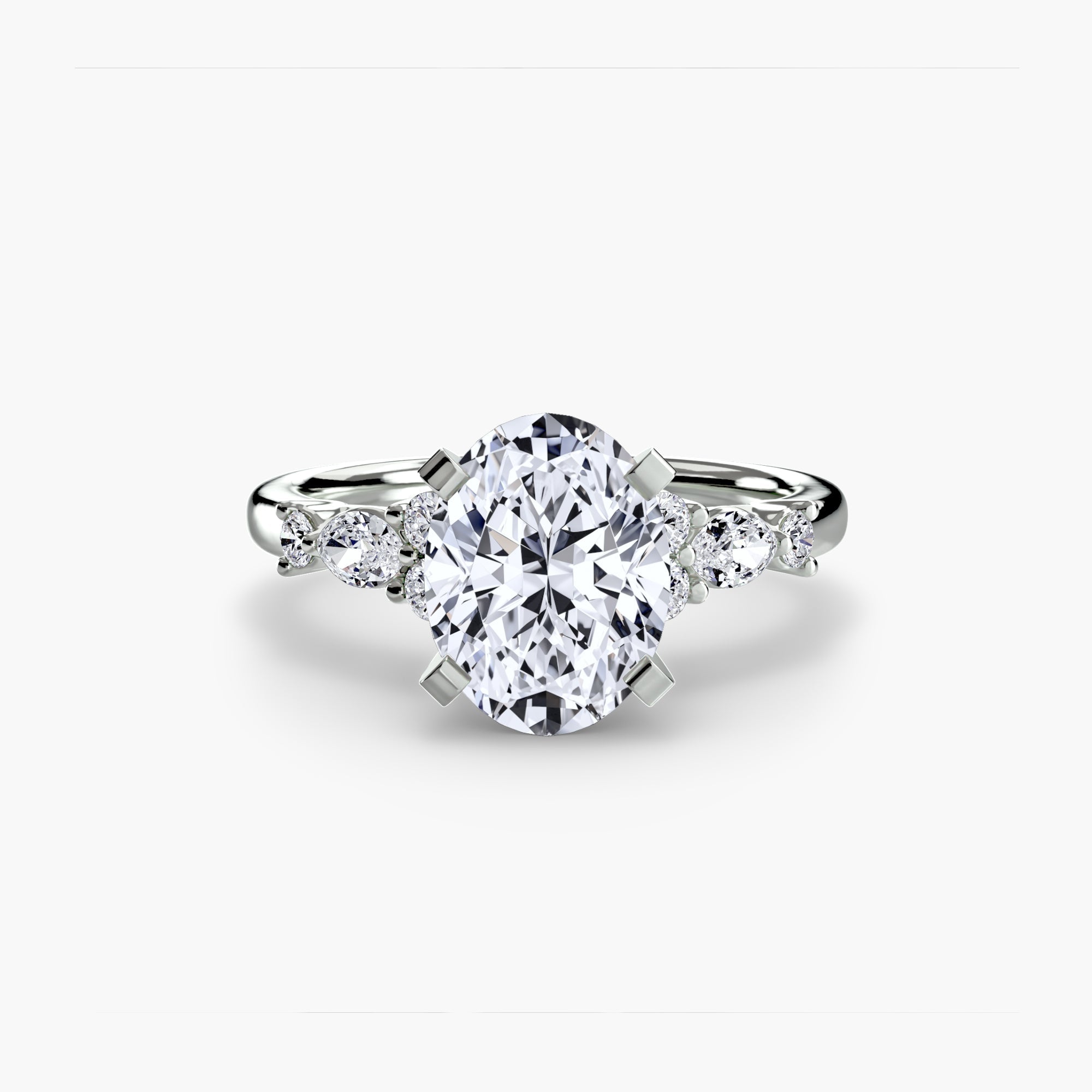 The Floral Accent Solitaire ALZA