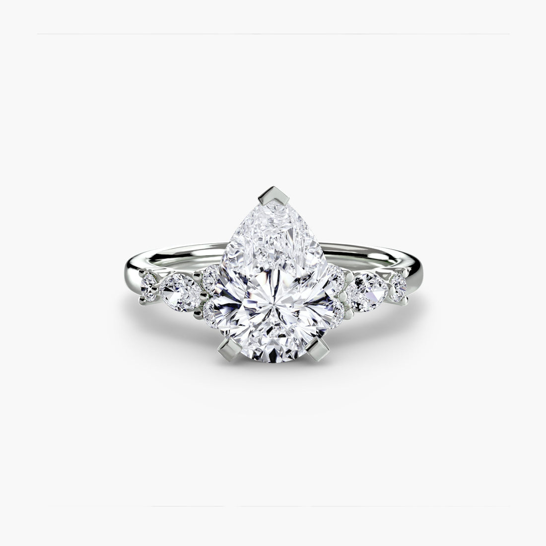 The Floral Accent Solitaire ALZA