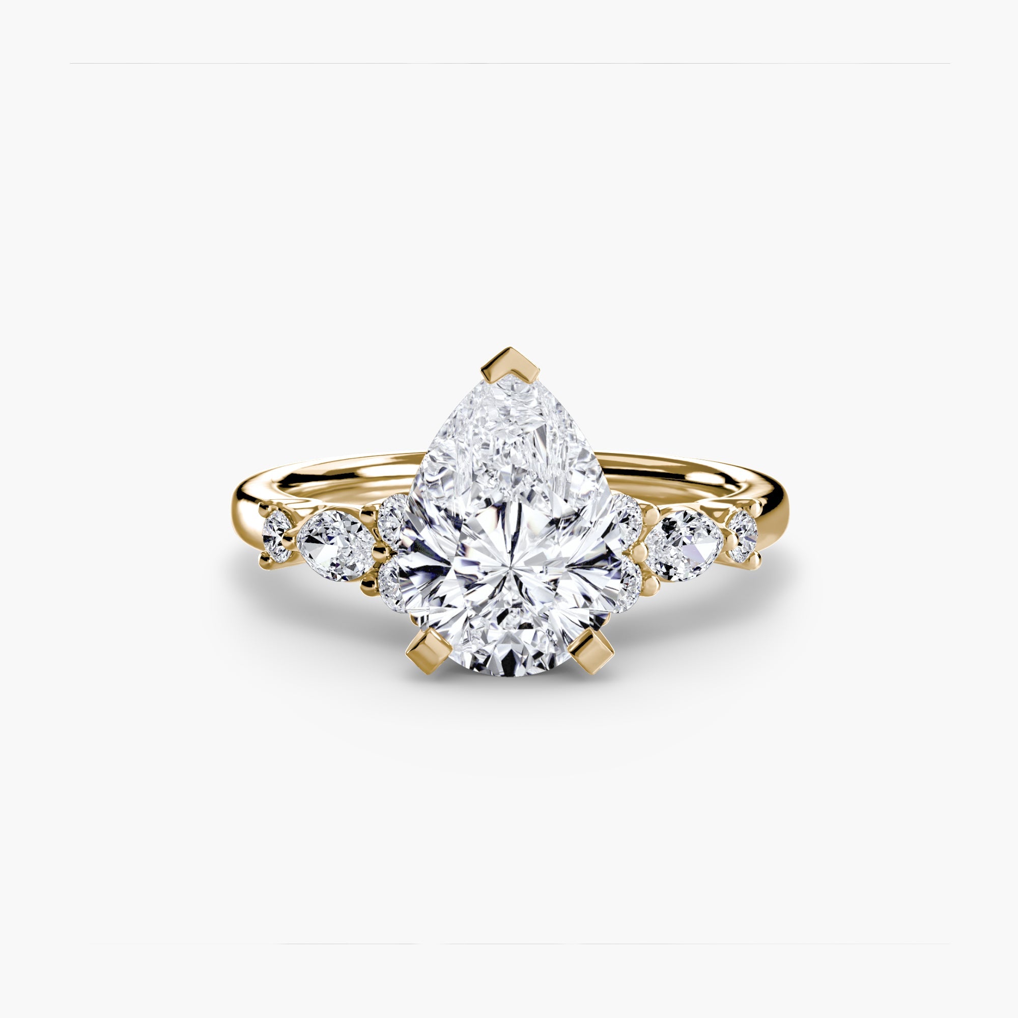 The Floral Accent Solitaire ALZA