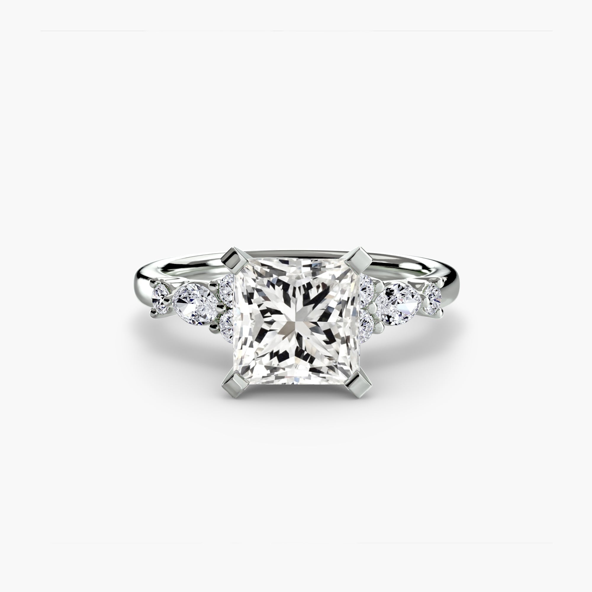 The Floral Accent Solitaire ALZA