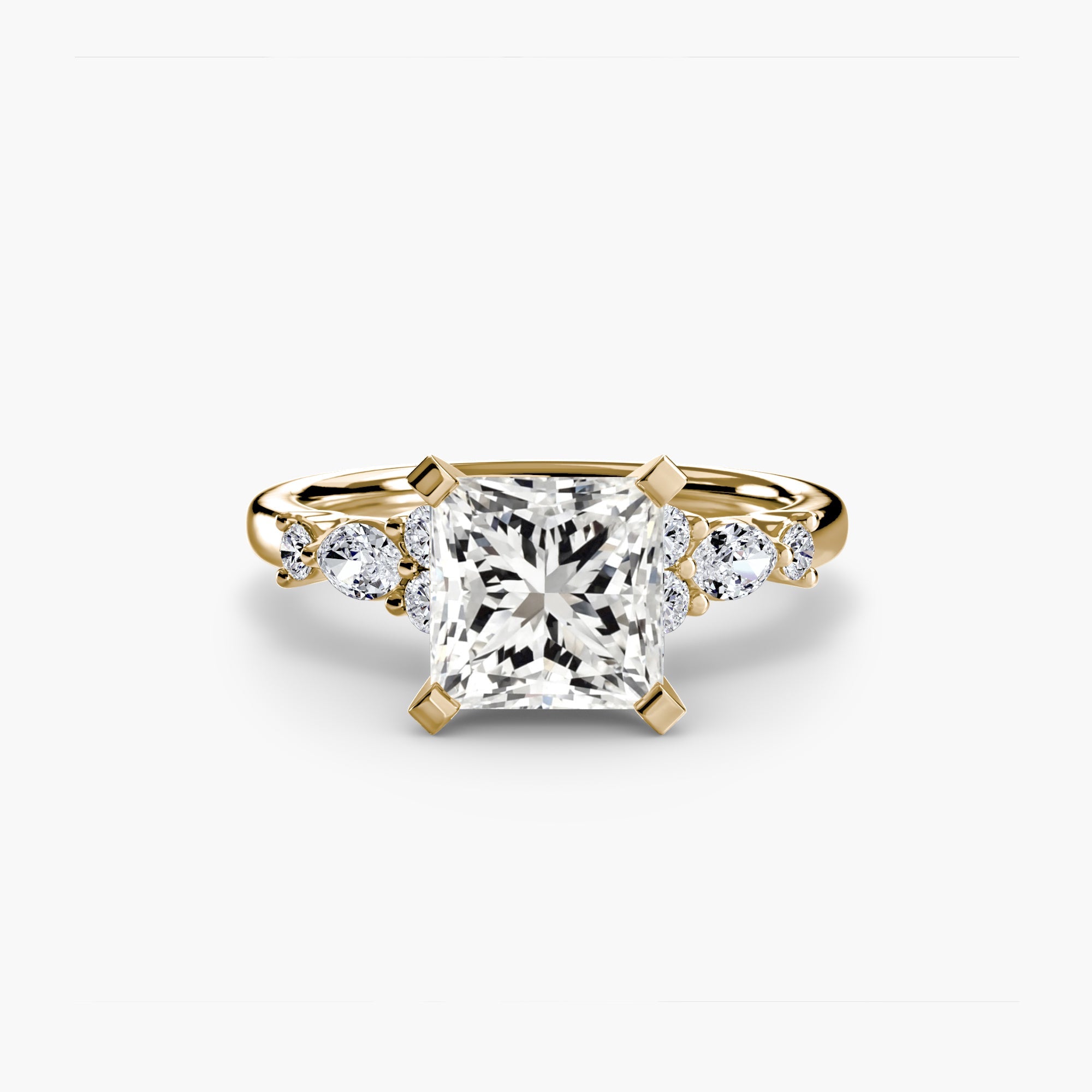 The Floral Accent Solitaire ALZA