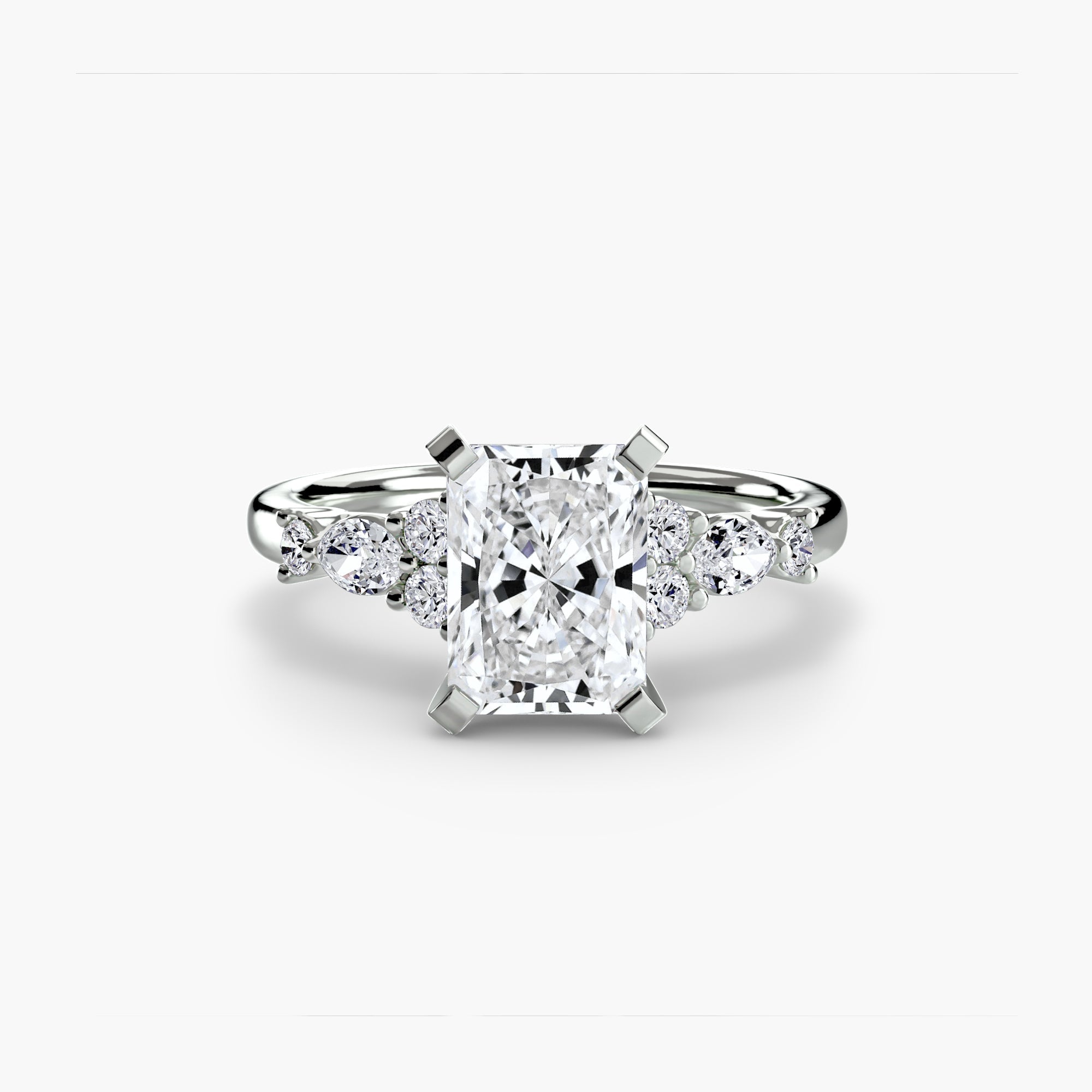The Floral Accent Solitaire ALZA