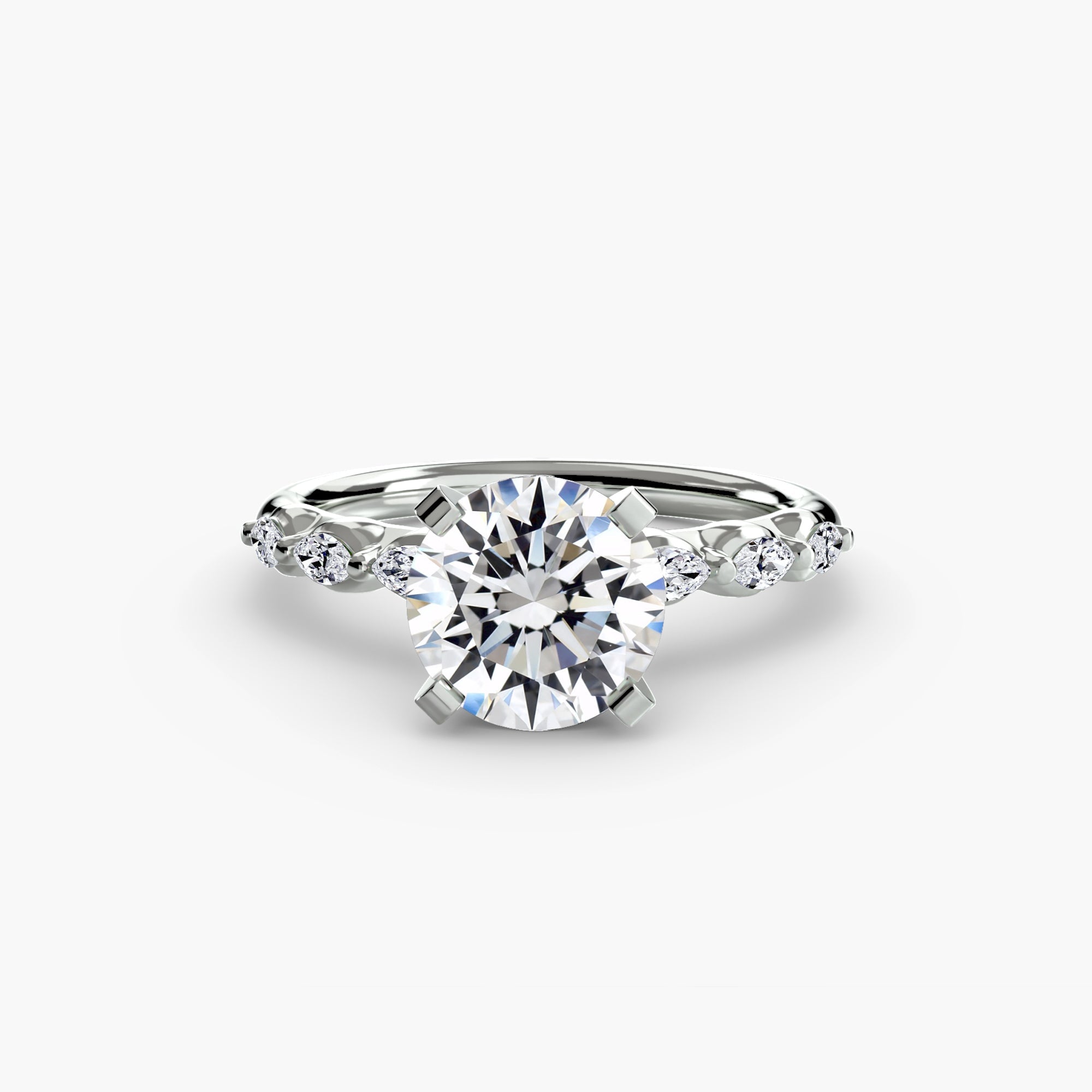The Floral Accent Solitaire ALZA