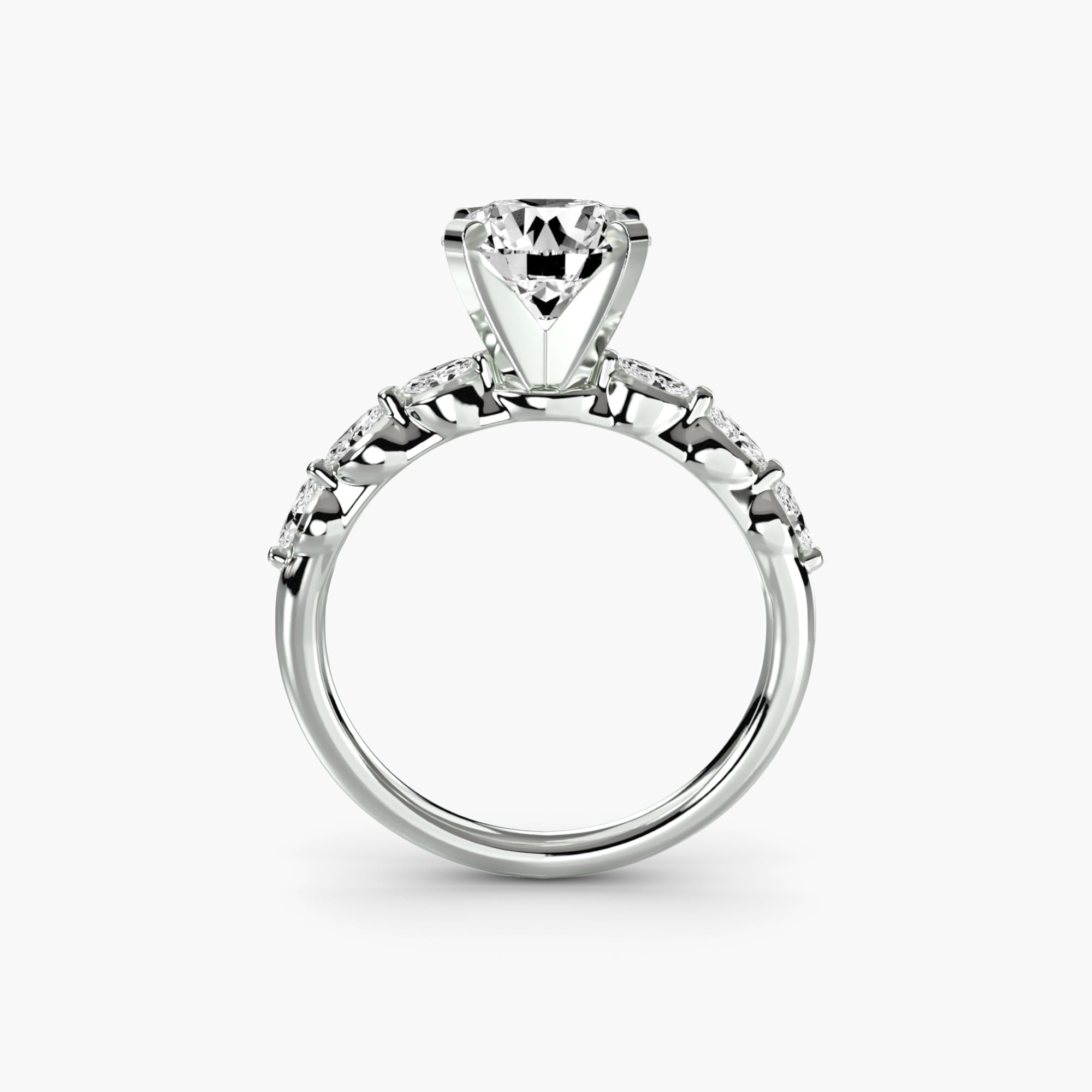 The Floral Accent Solitaire ALZA
