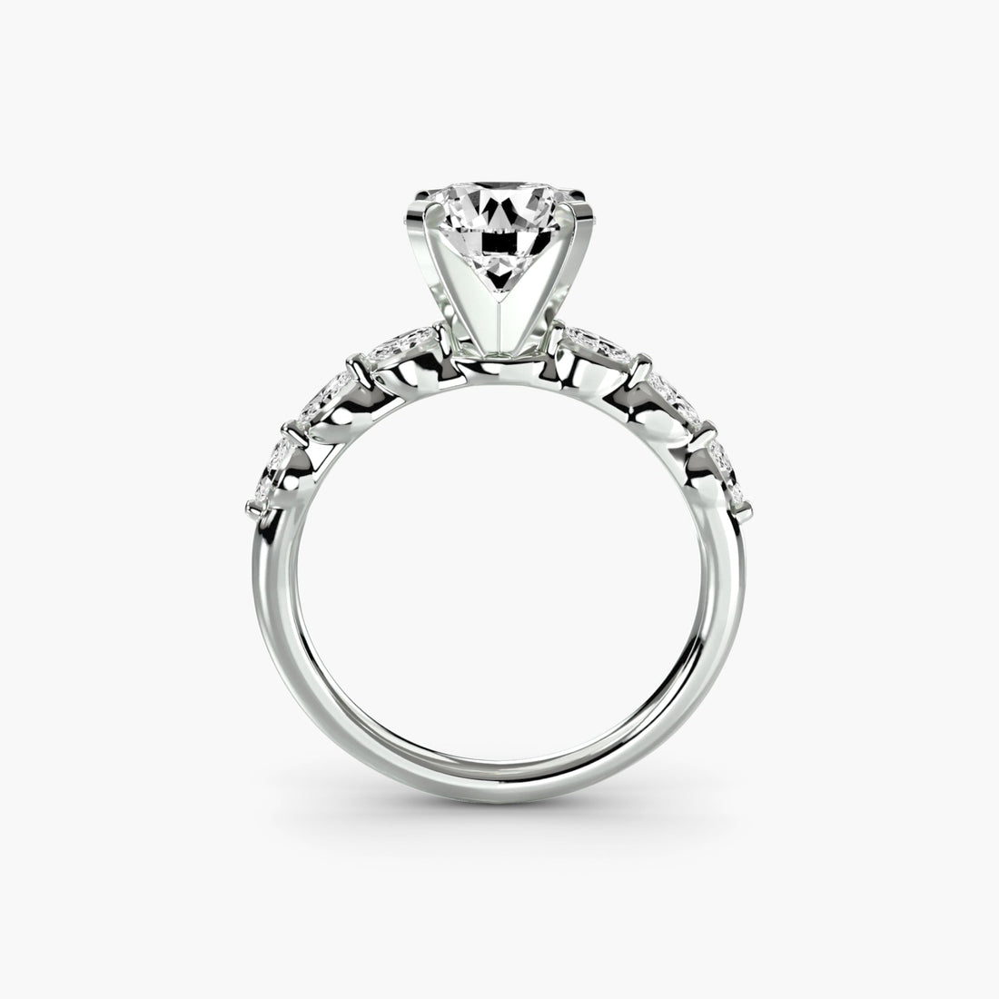 The Floral Accent Solitaire ALZA