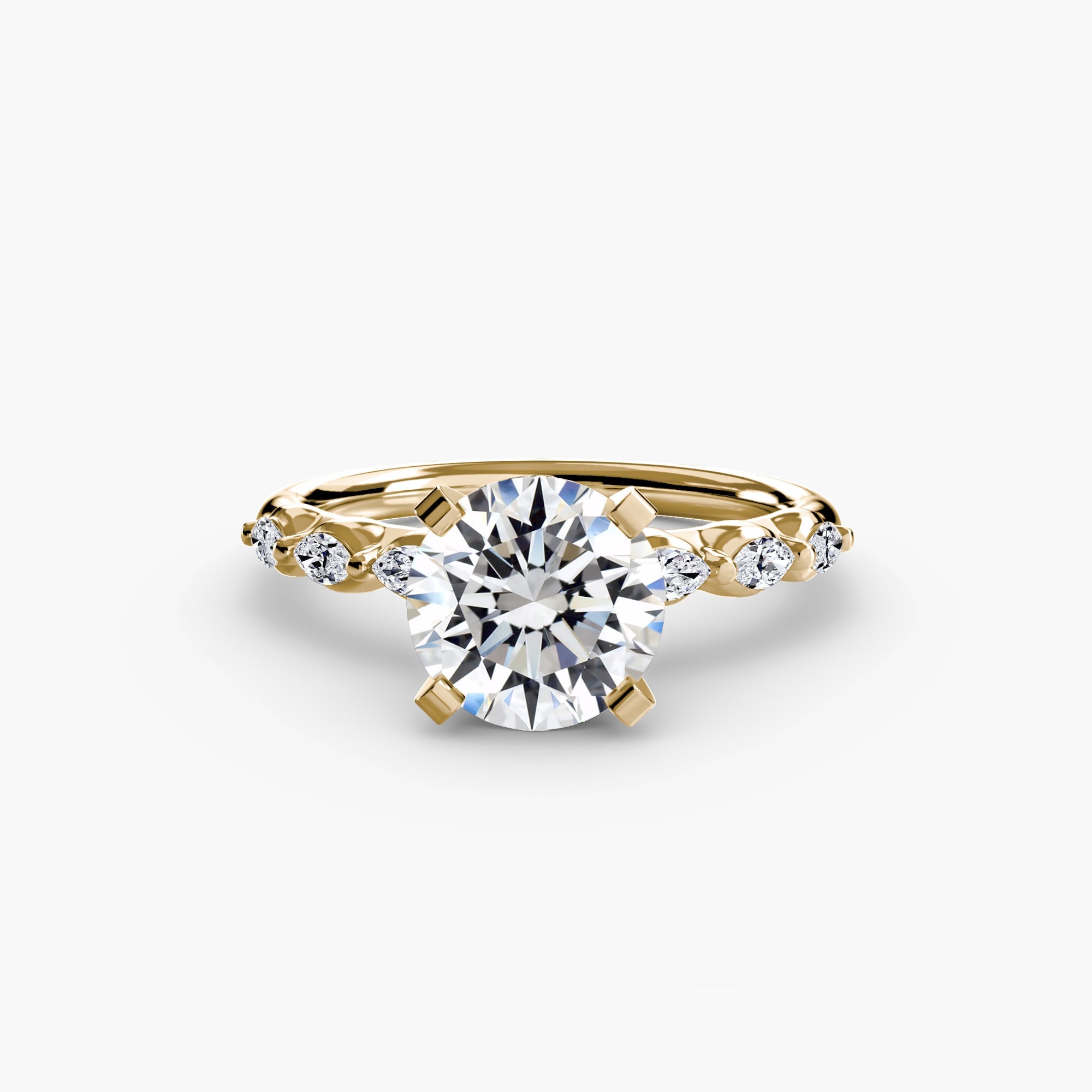 The Floral Accent Solitaire ALZA