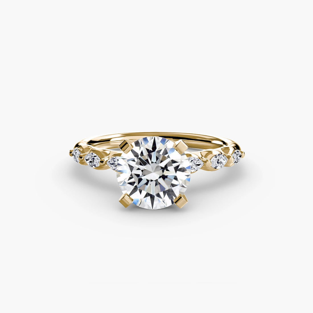 The Floral Accent Solitaire ALZA