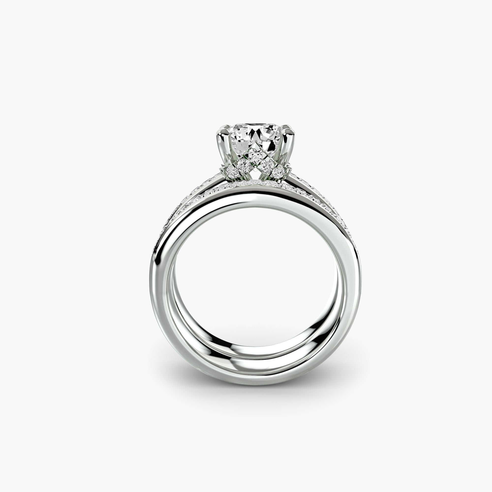 Baguette Channel Solitaire ALZA