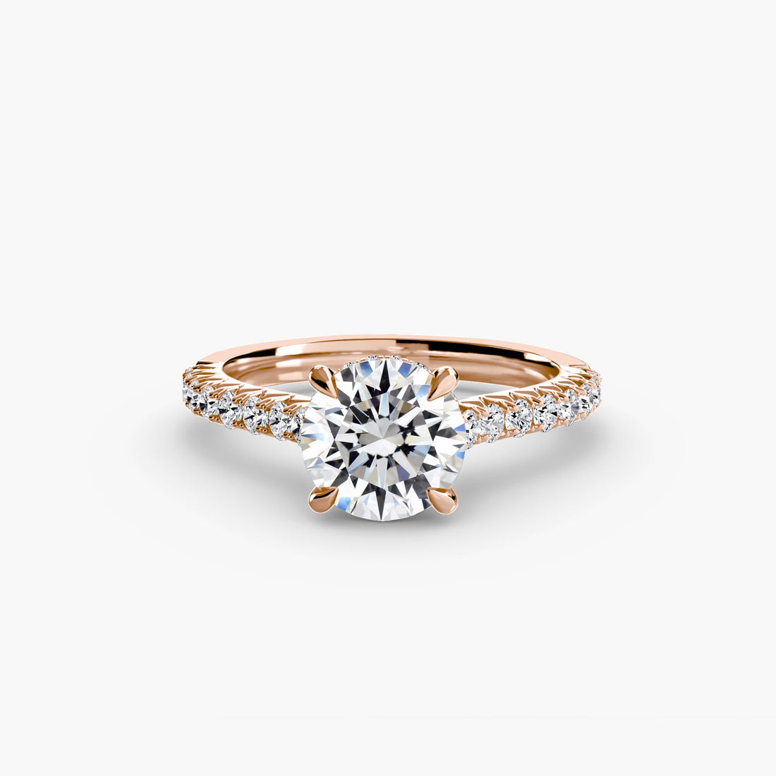 Solitaire with Pavé 5 ALZA