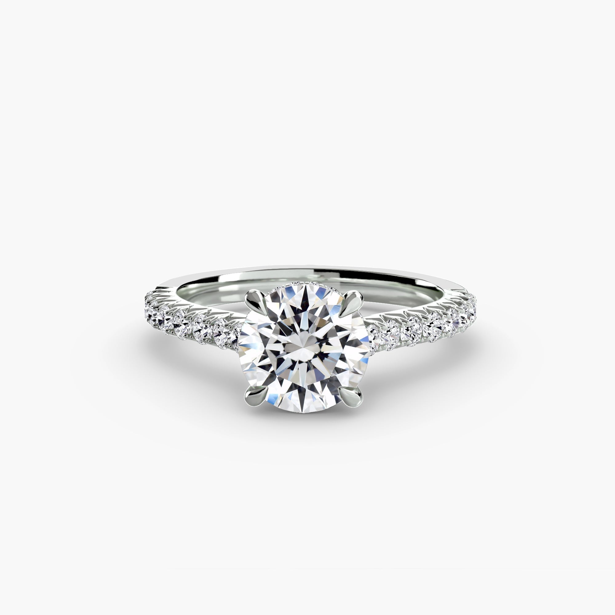 Solitaire with Pavé 5 ALZA