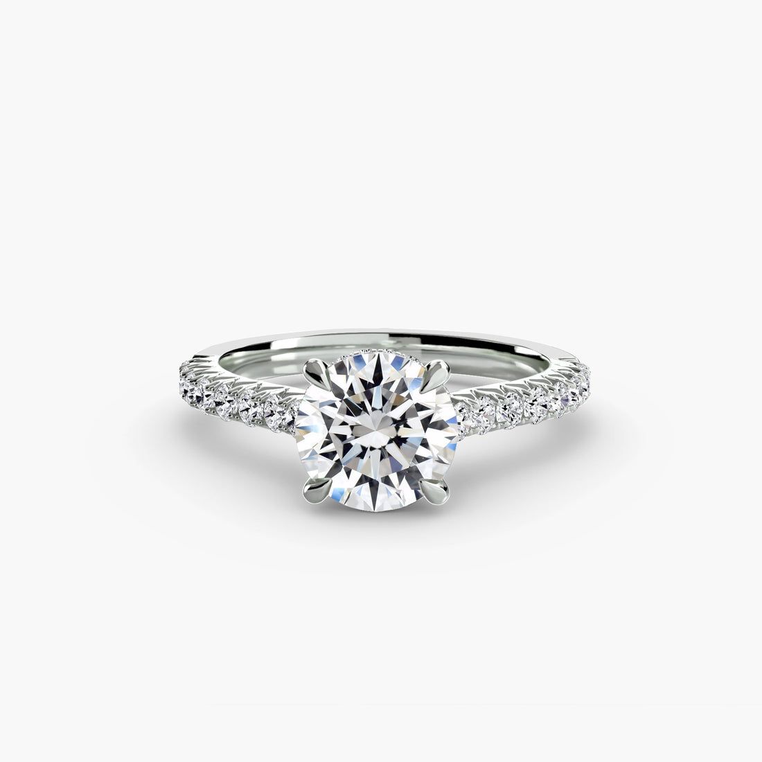 Solitaire with Pavé 5 ALZA