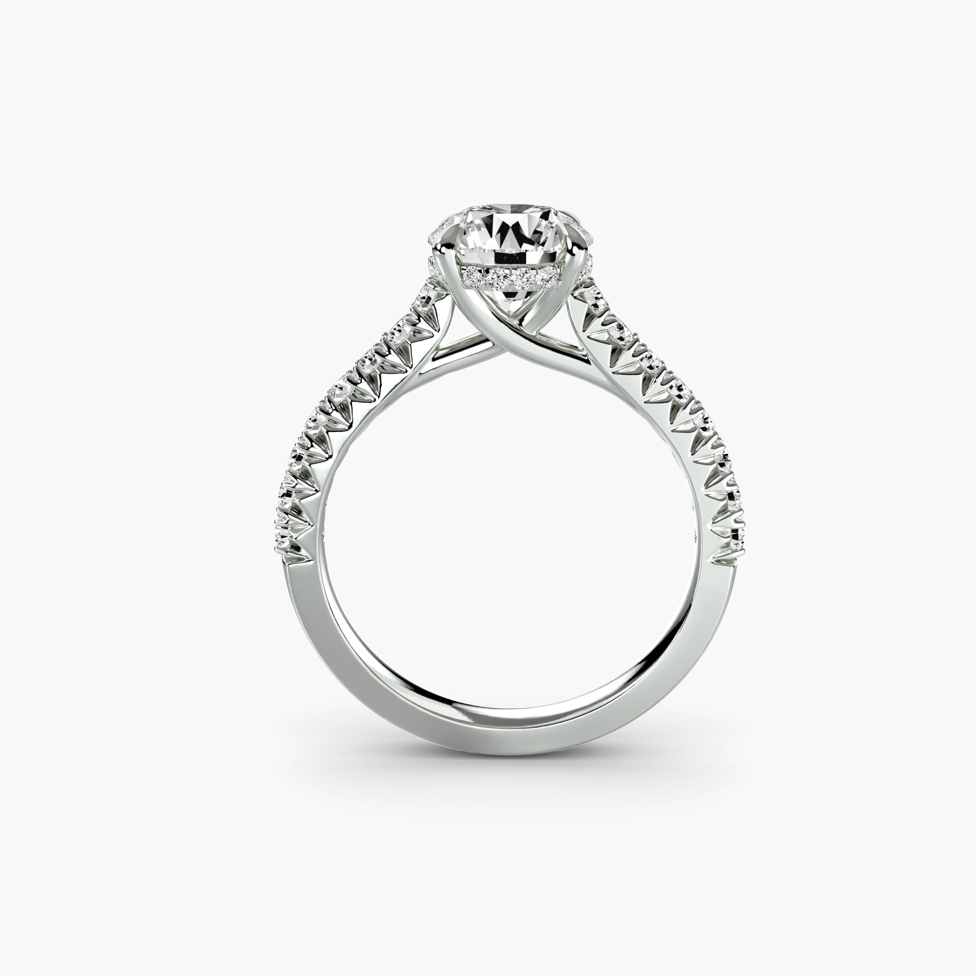 Solitaire with Pavé 5 ALZA