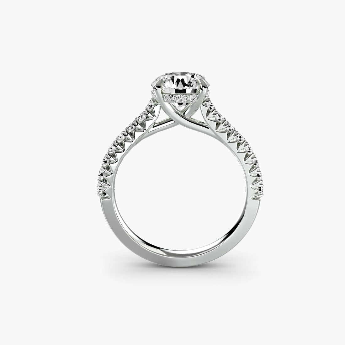 Solitaire with Pavé 5 ALZA