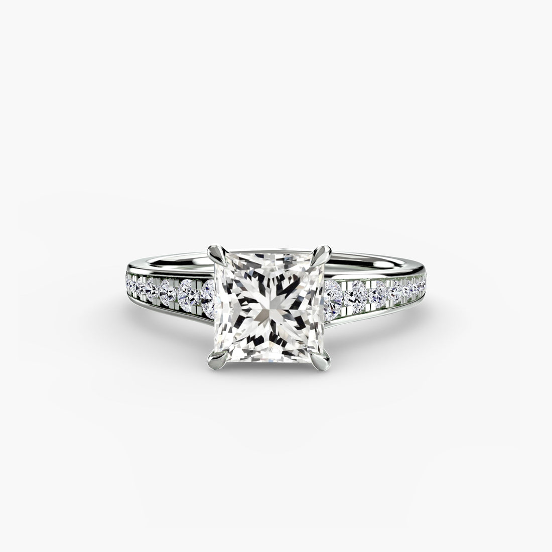 Solitaire with Pavé 7 ALZA