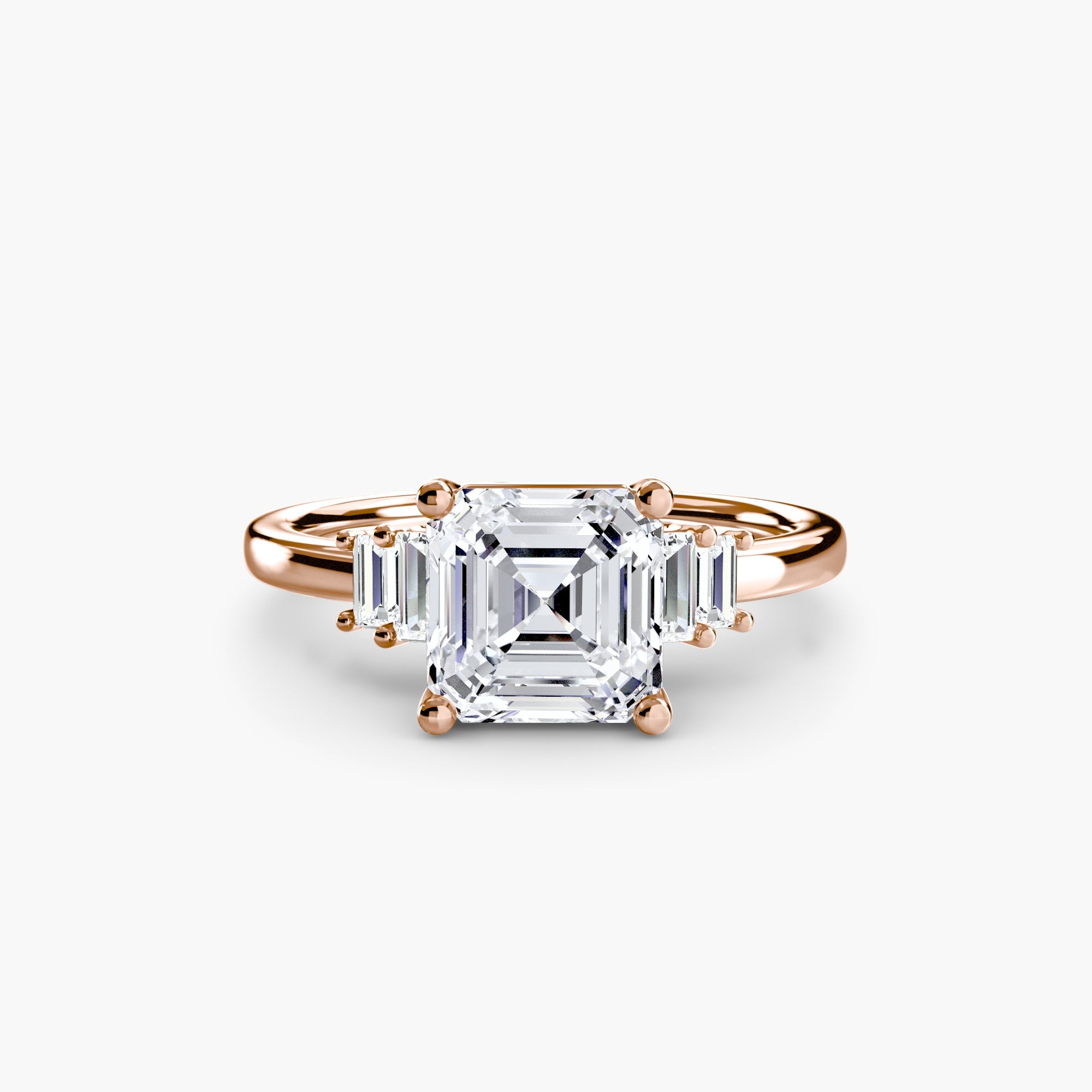 Baguette Accent Solitaire ALZA