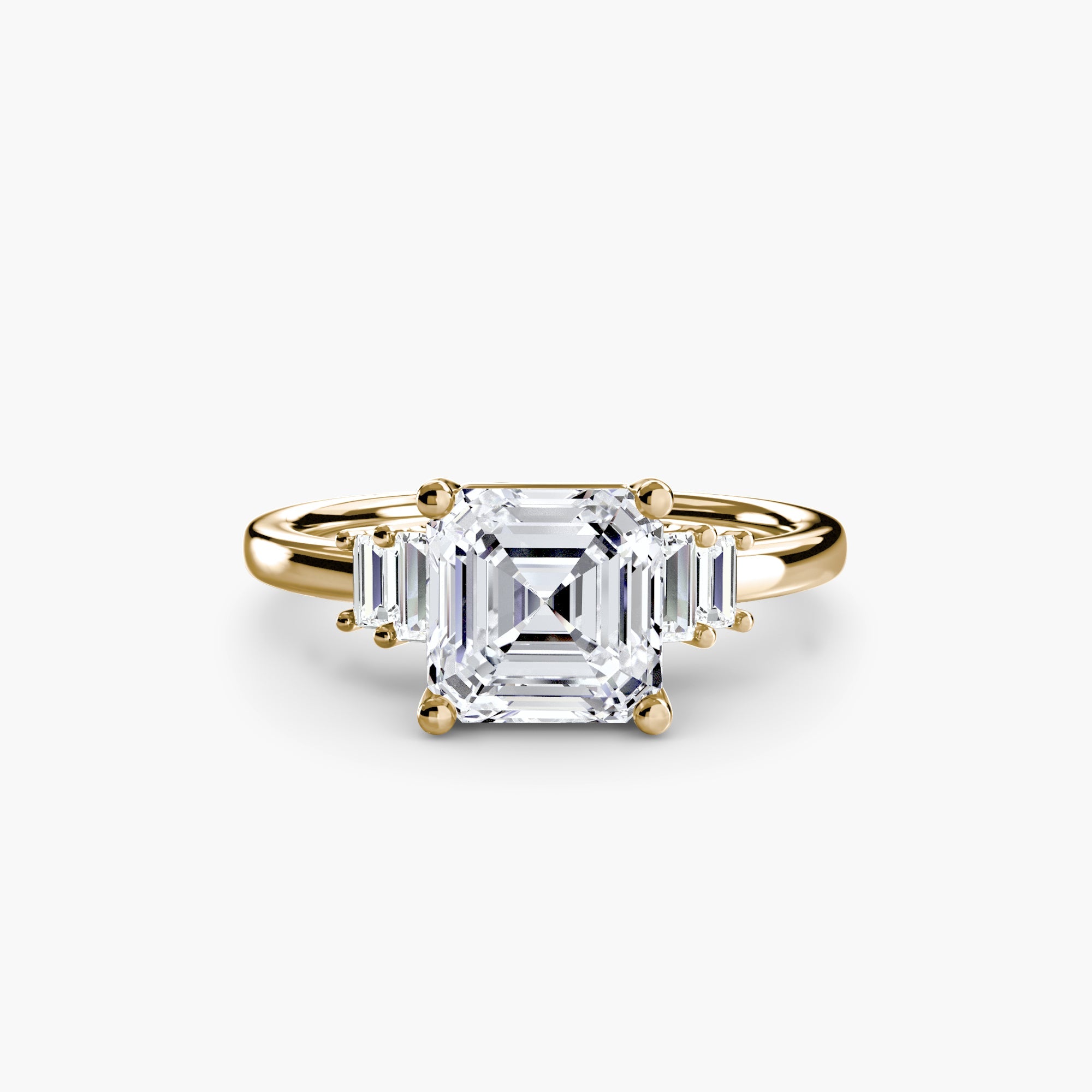 Baguette Accent Solitaire ALZA