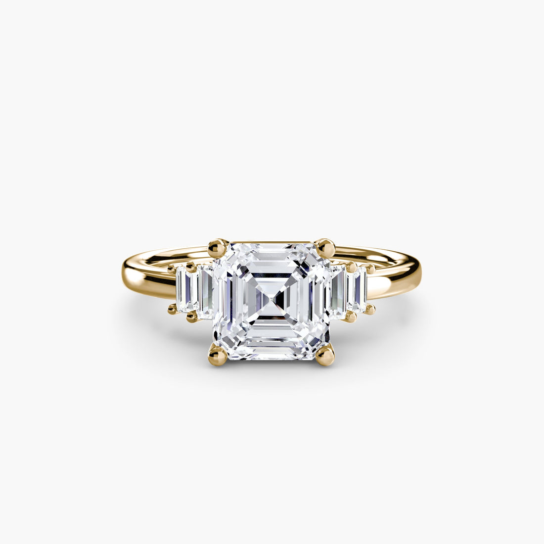 Baguette Accent Solitaire ALZA