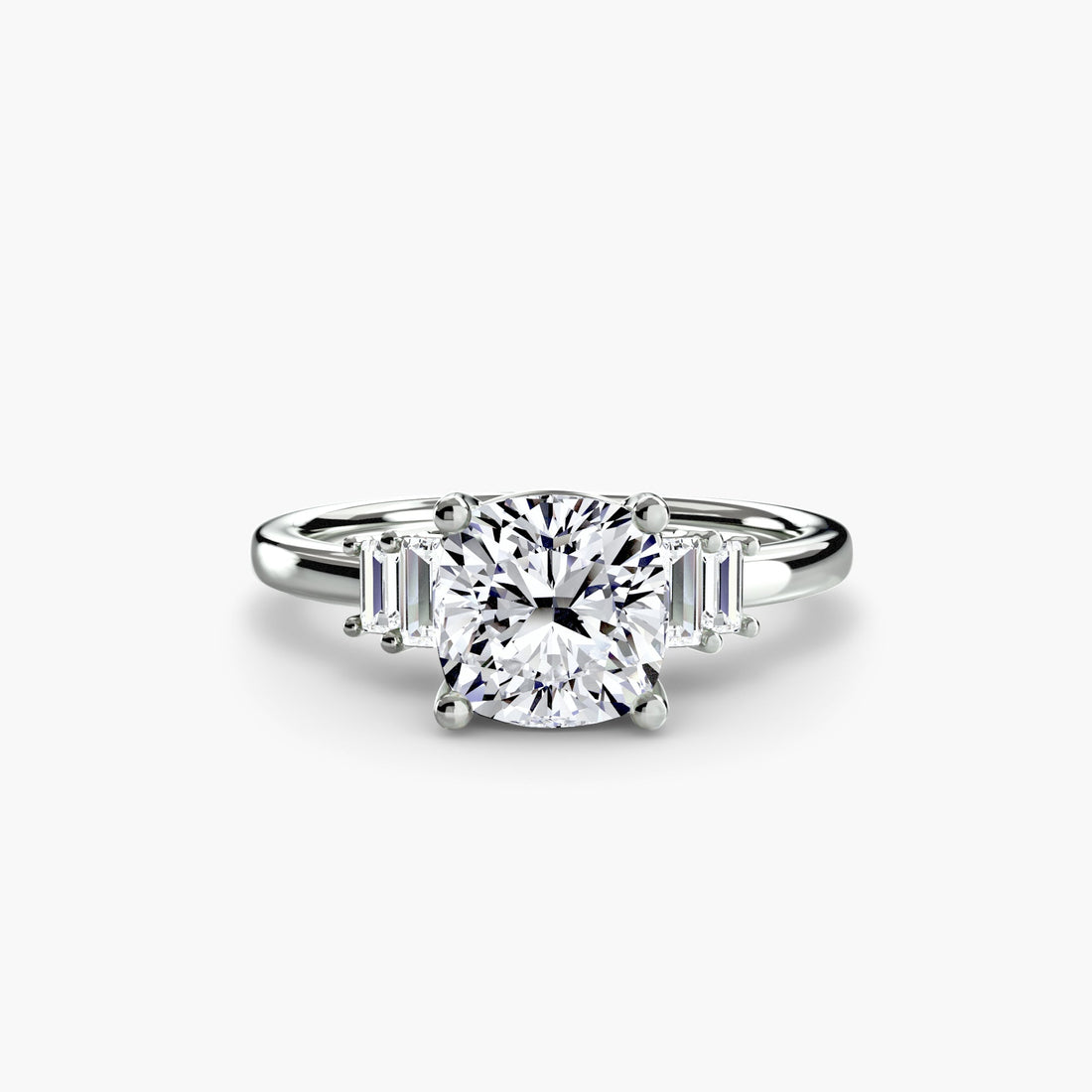 Baguette Accent Solitaire ALZA