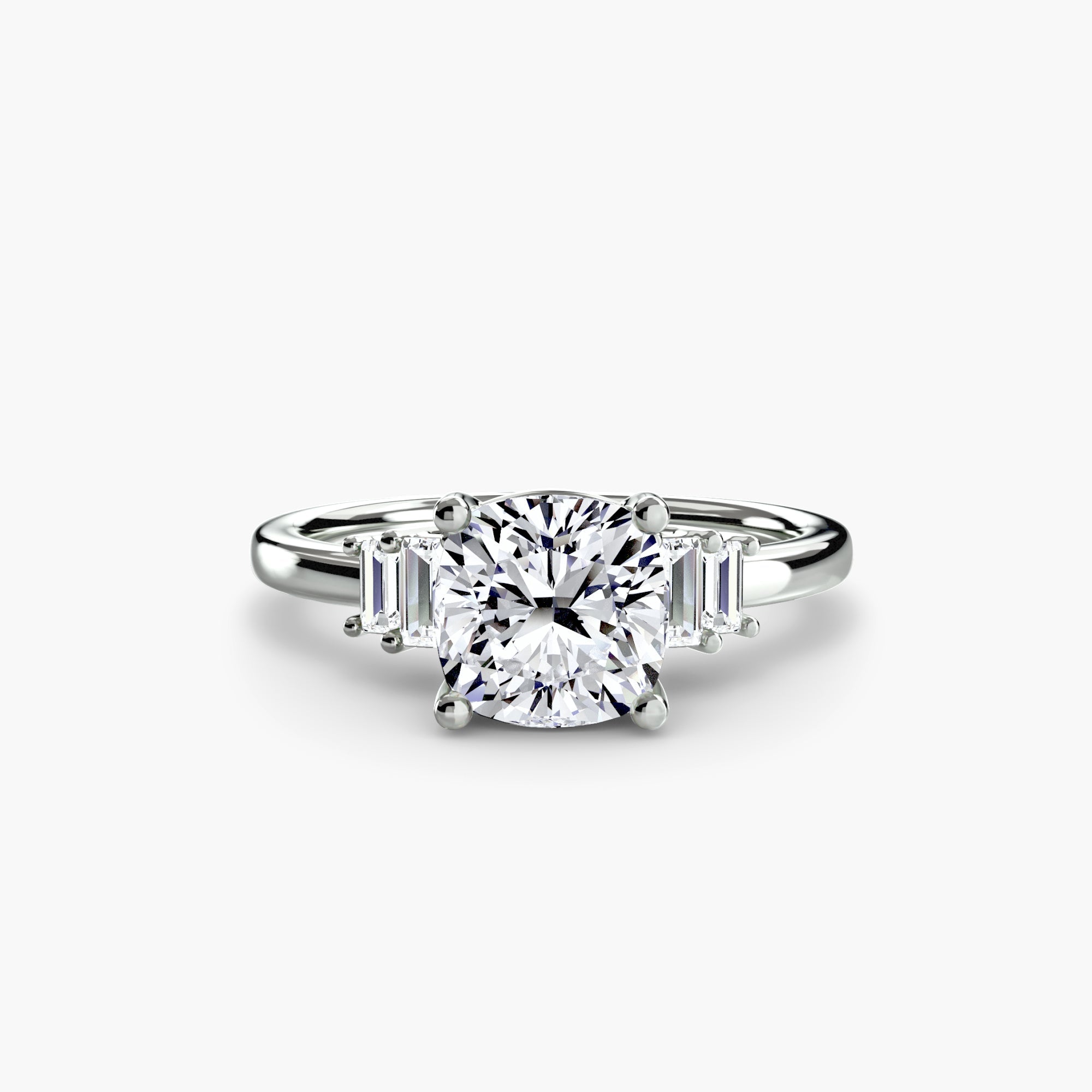 Baguette Accent Solitaire ALZA