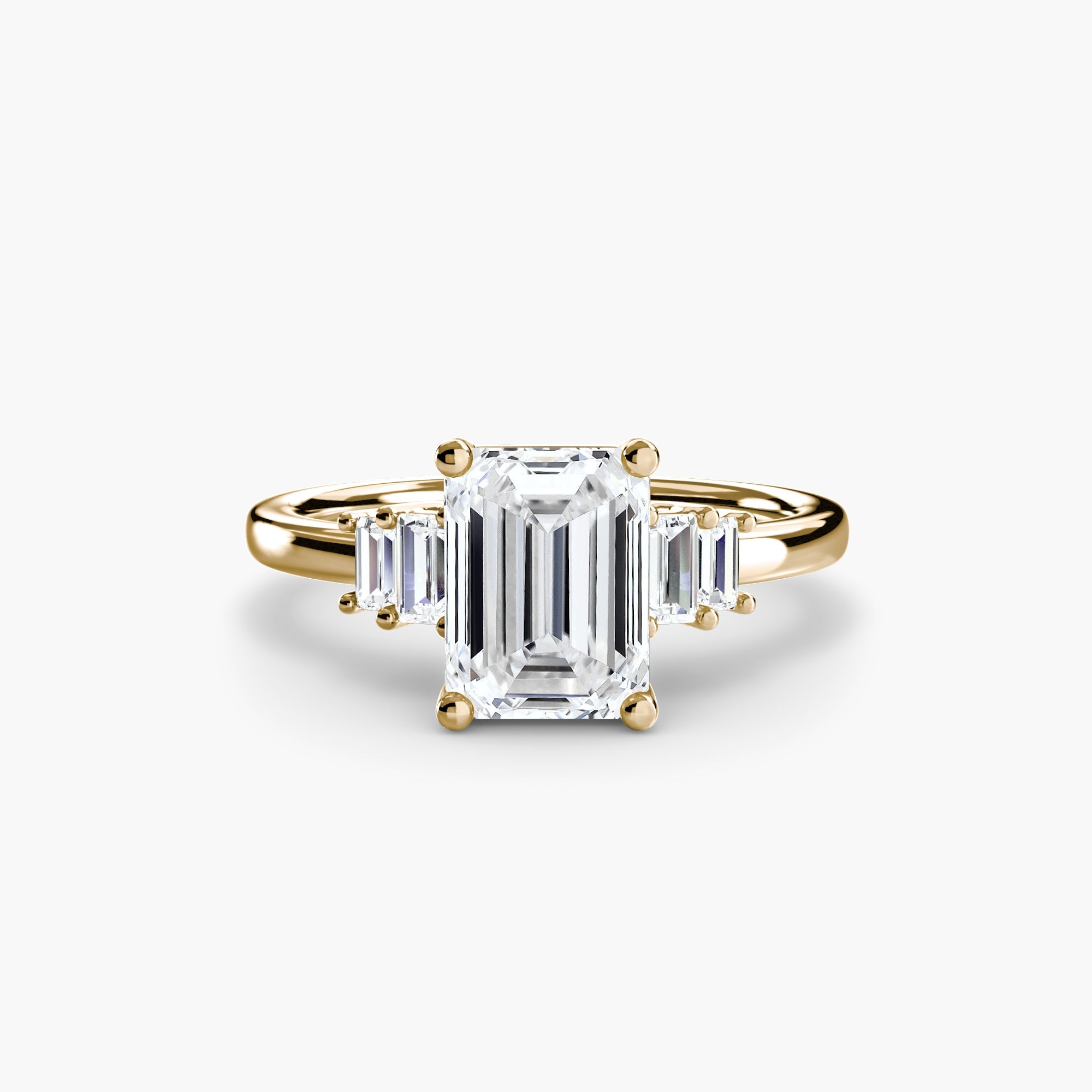 Baguette Accent Solitaire ALZA