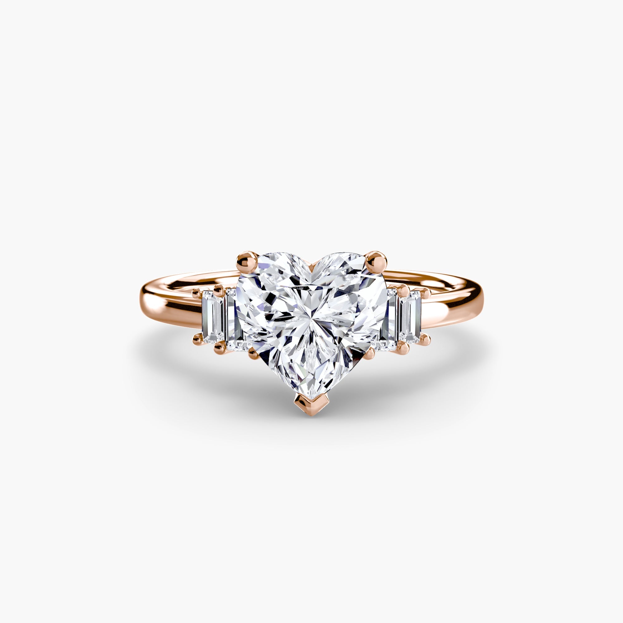 Baguette Accent Solitaire ALZA