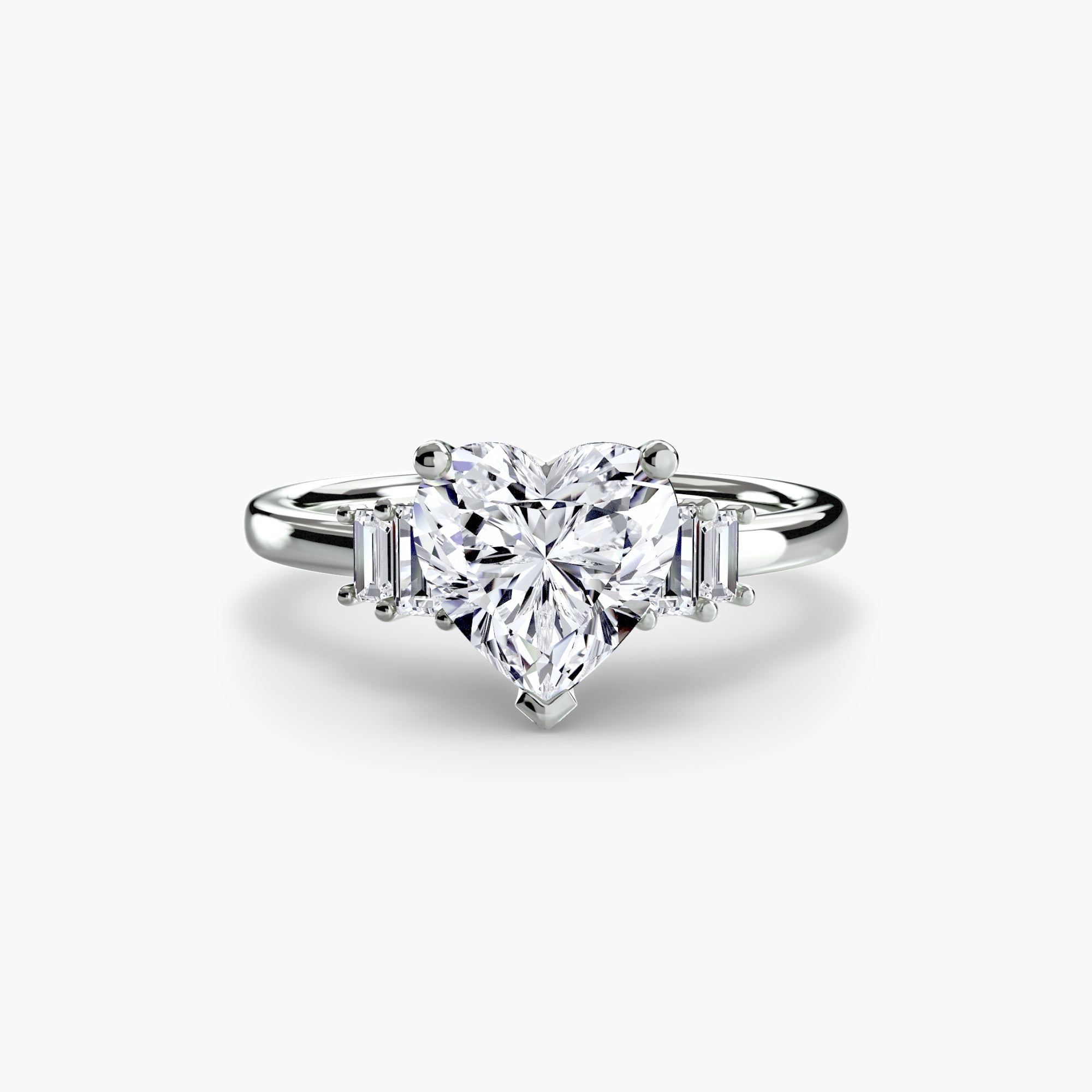 Baguette Accent Solitaire ALZA