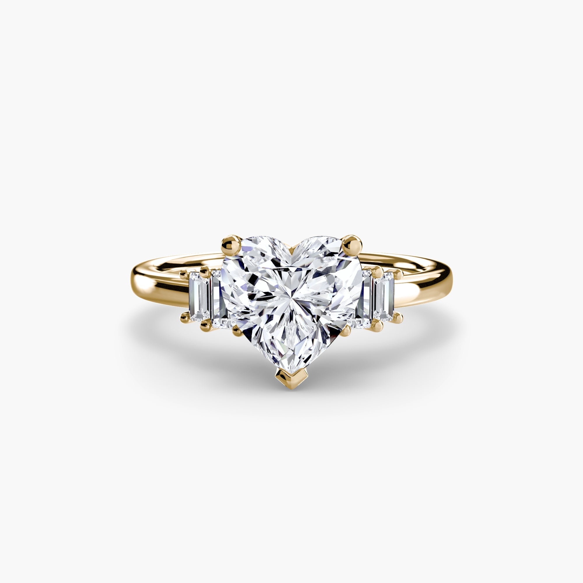 Baguette Accent Solitaire ALZA