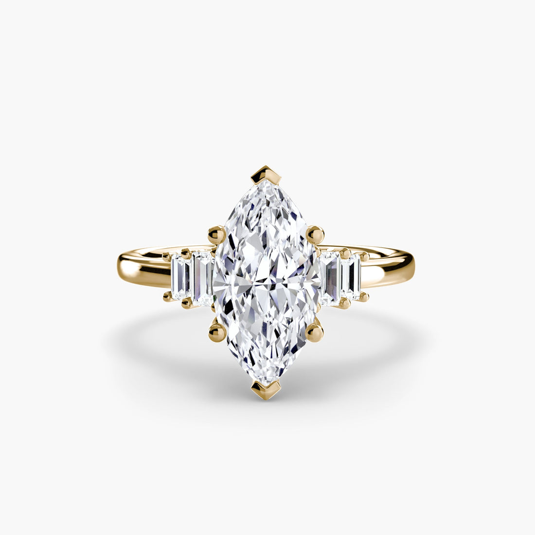Baguette Accent Solitaire ALZA