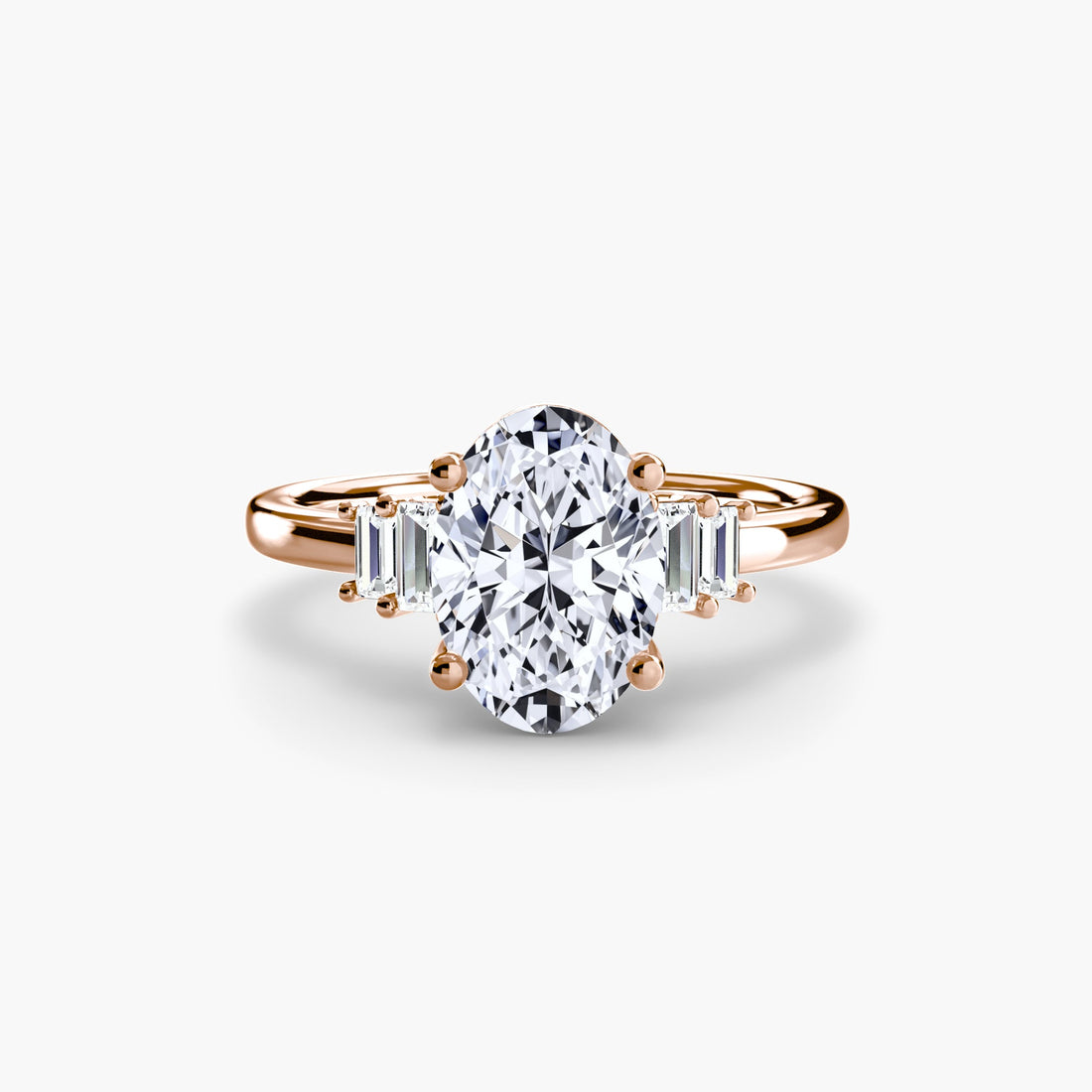 Baguette Accent Solitaire ALZA