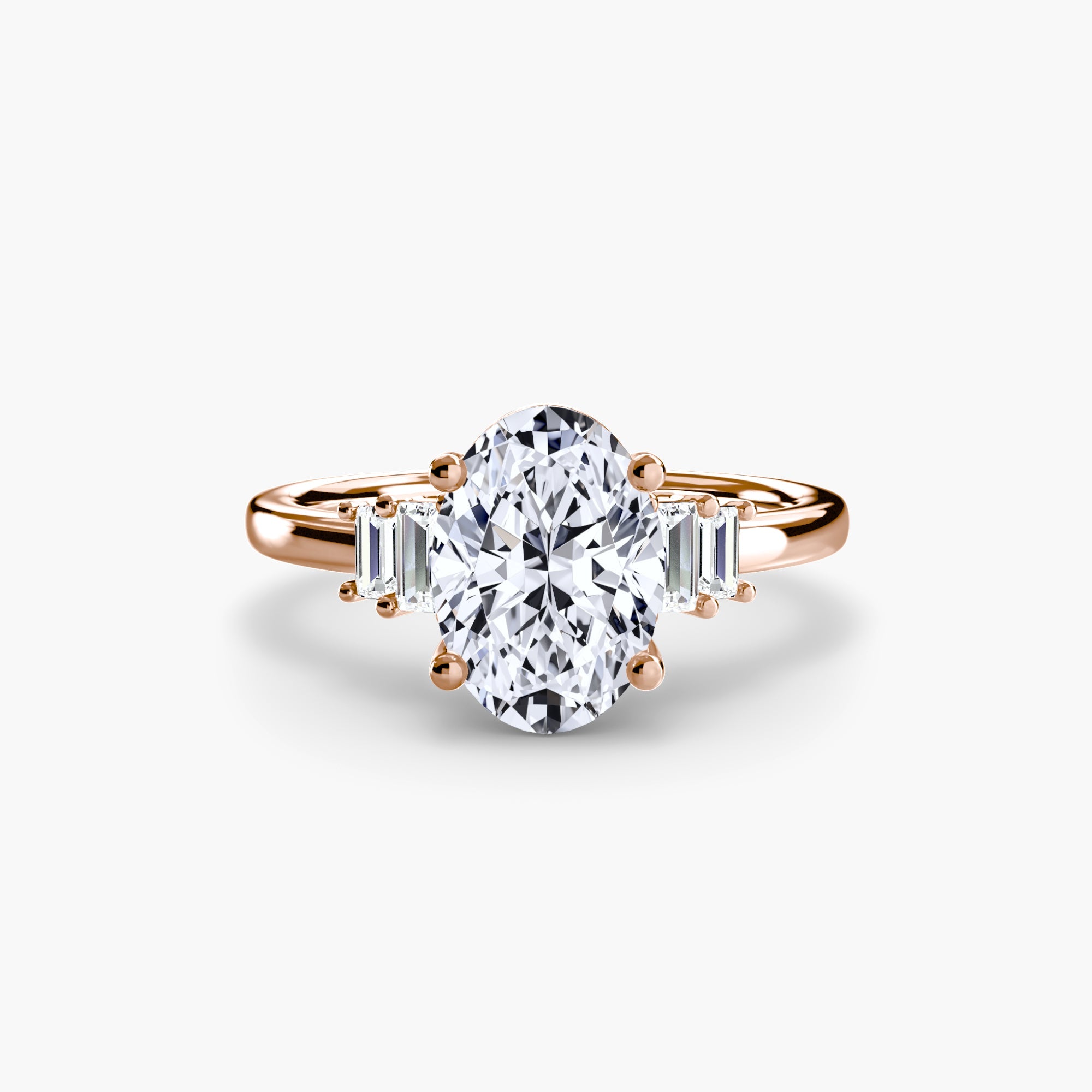 Baguette Accent Solitaire ALZA
