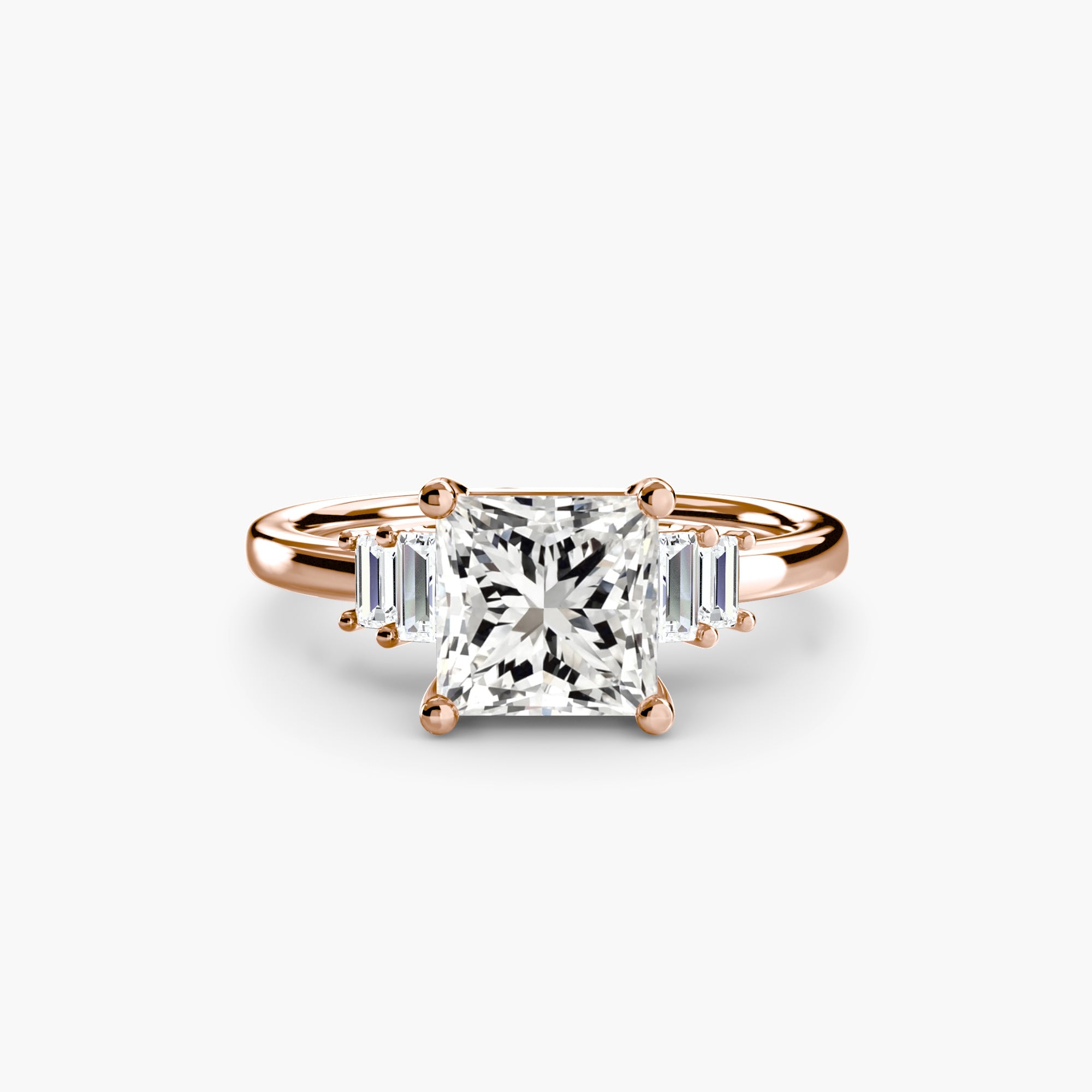 Baguette Accent Solitaire ALZA