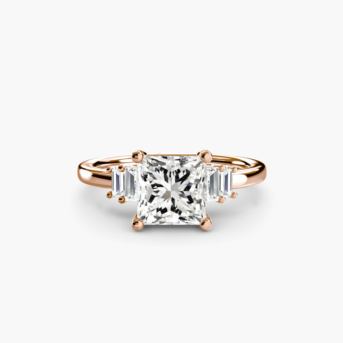 Baguette Accent Solitaire ALZA