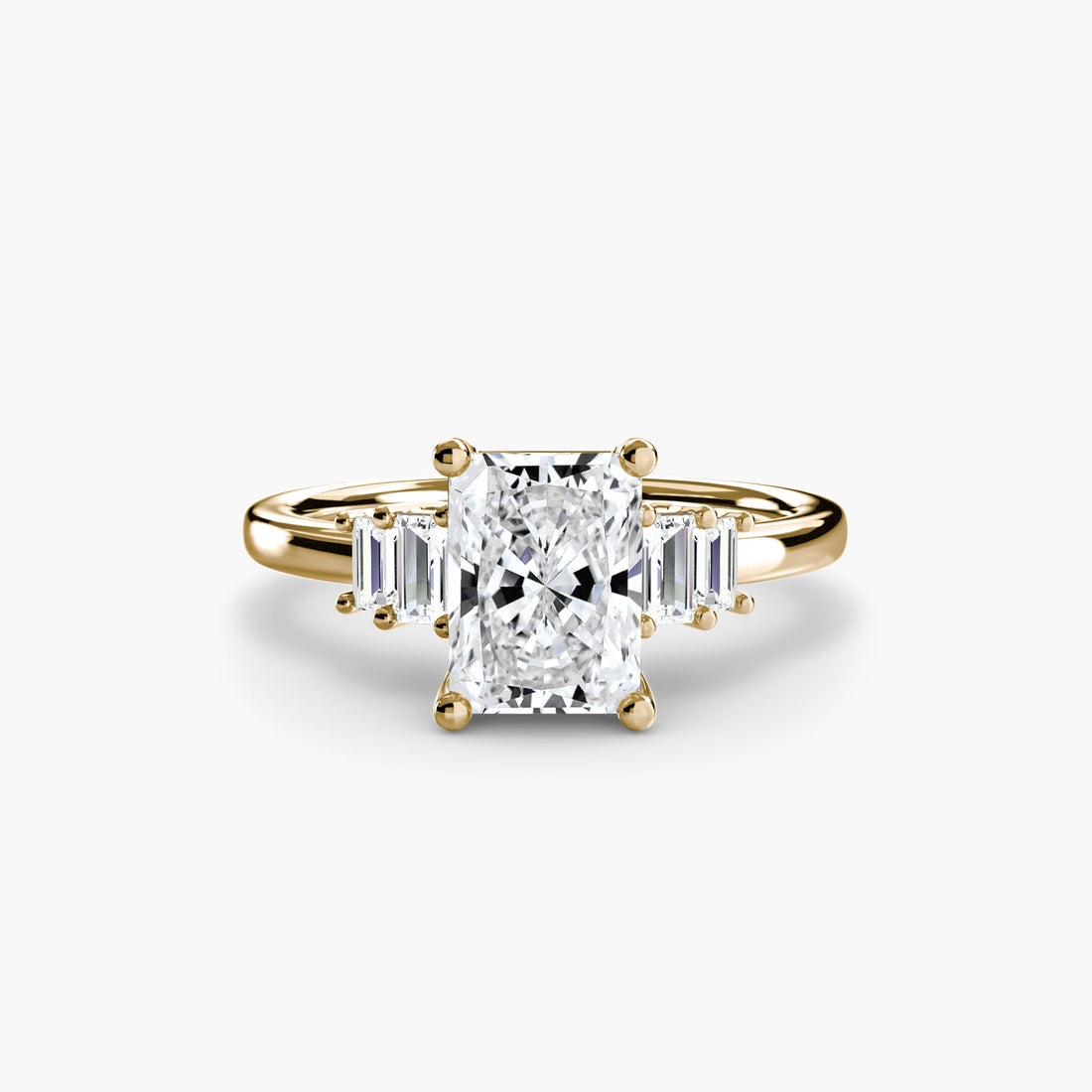 Baguette Accent Solitaire ALZA