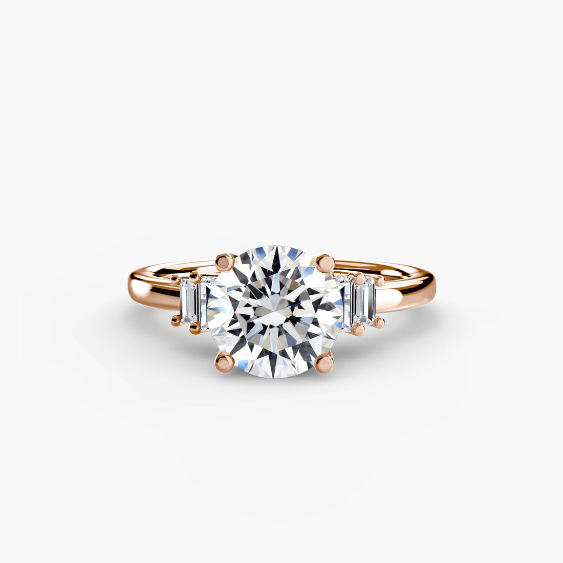 Baguette Accent Solitaire ALZA