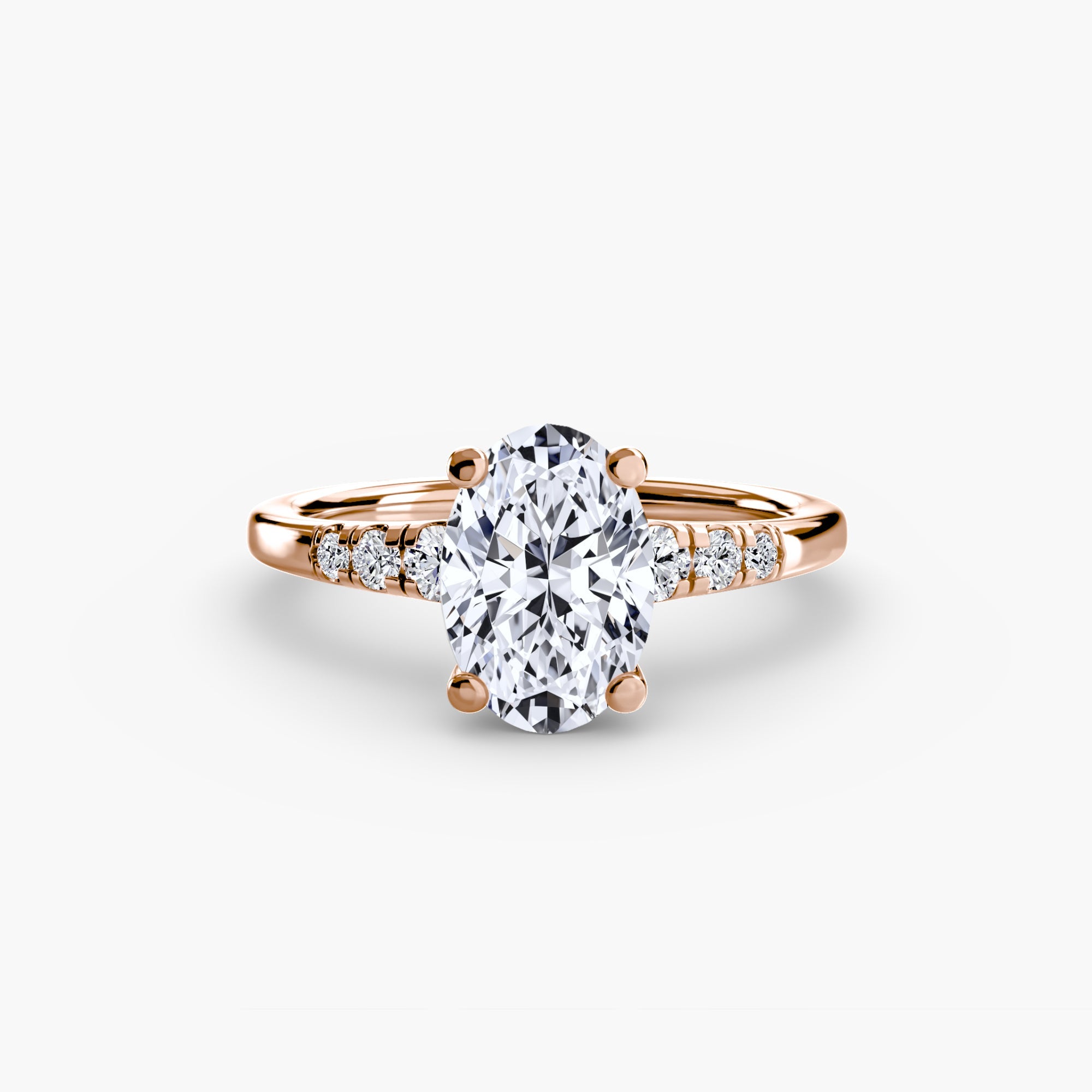 Solitaire with Shoulder Accents ALZA