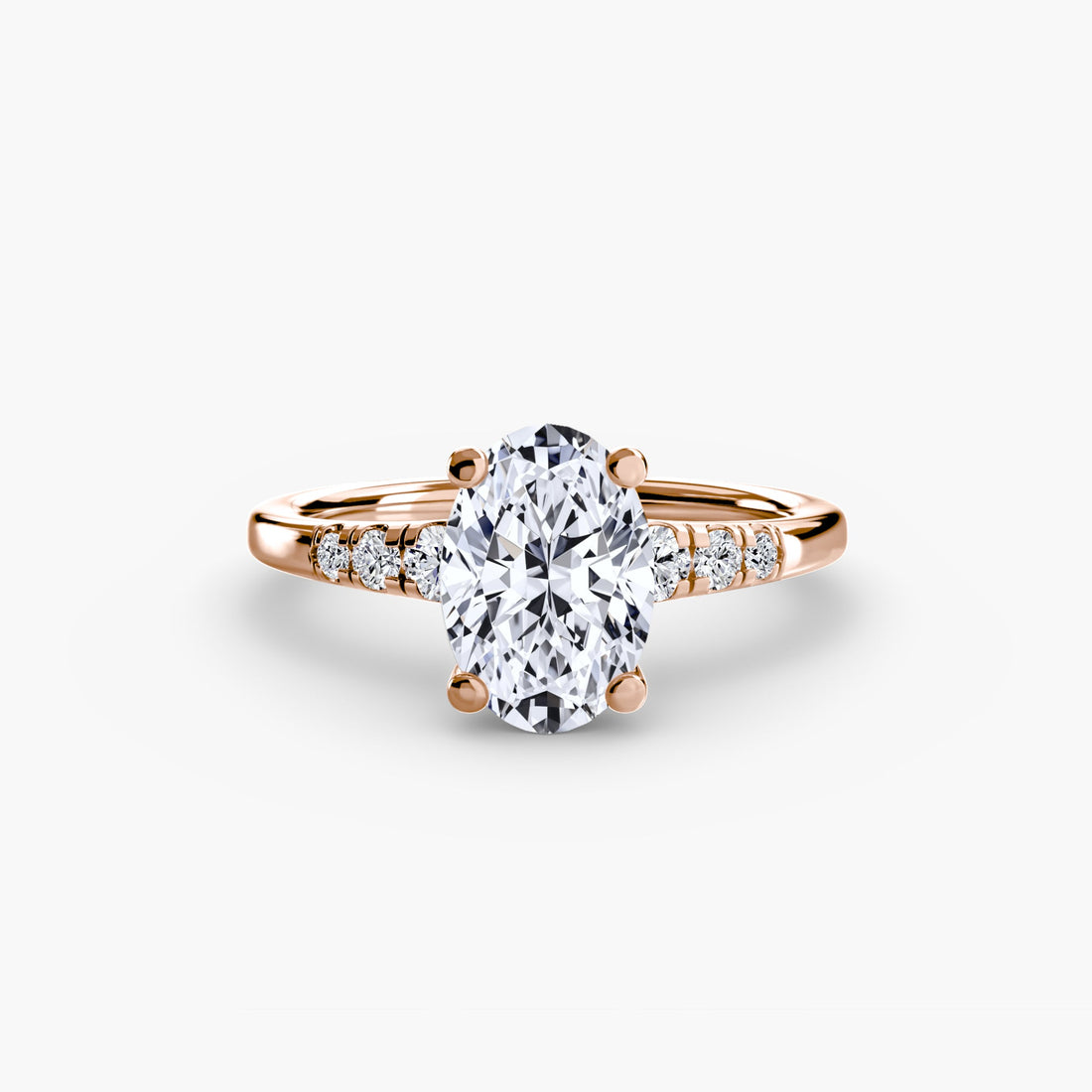 Solitaire with Shoulder Accents ALZA