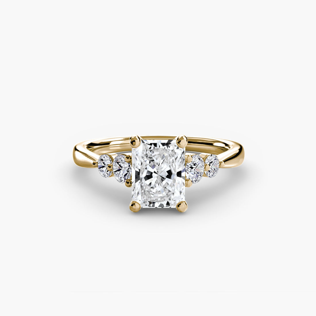 Solitaire with Shoulder Accents 2 ALZA