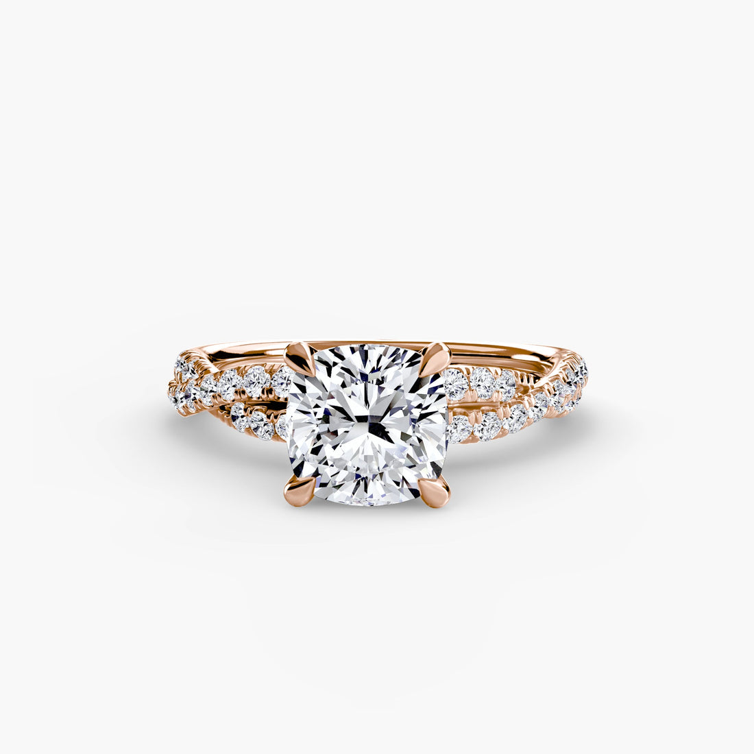 The Twisted Pavé Solitaire ALZA