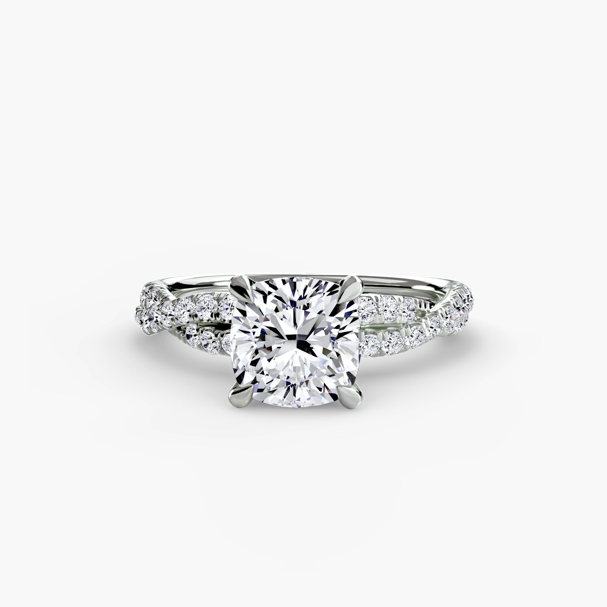 The Twisted Pavé Solitaire ALZA