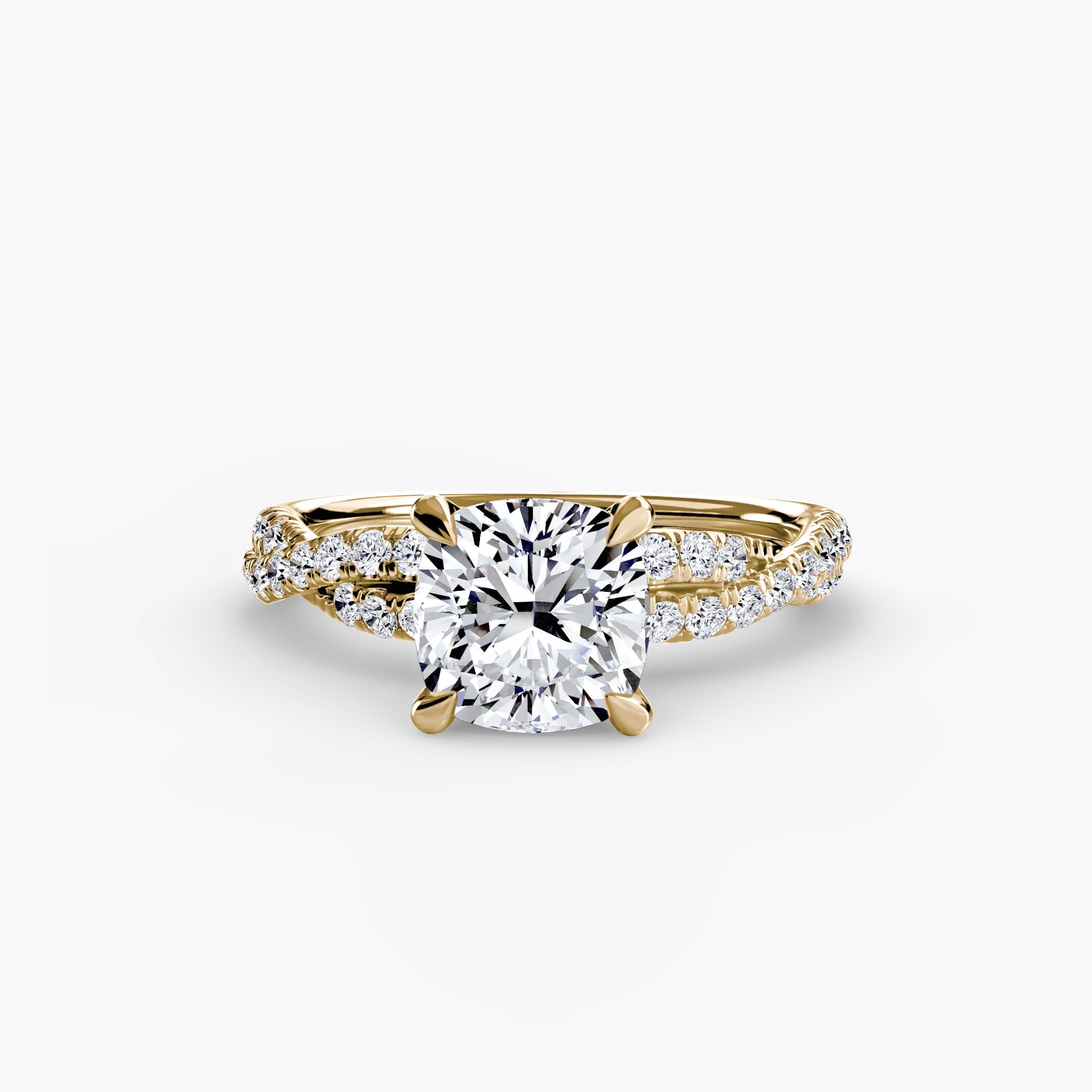 The Twisted Pavé Solitaire ALZA