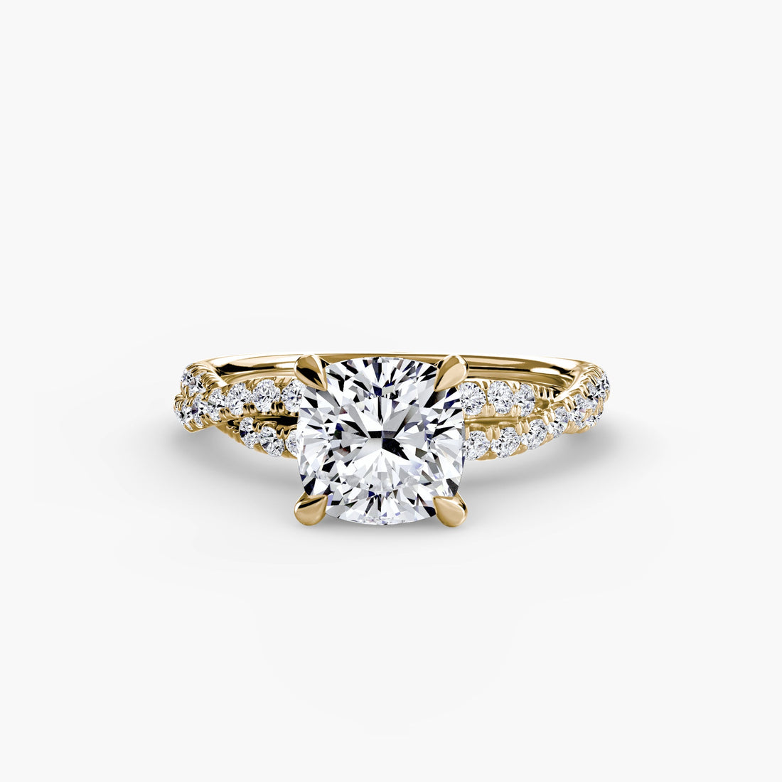 The Twisted Pavé Solitaire ALZA